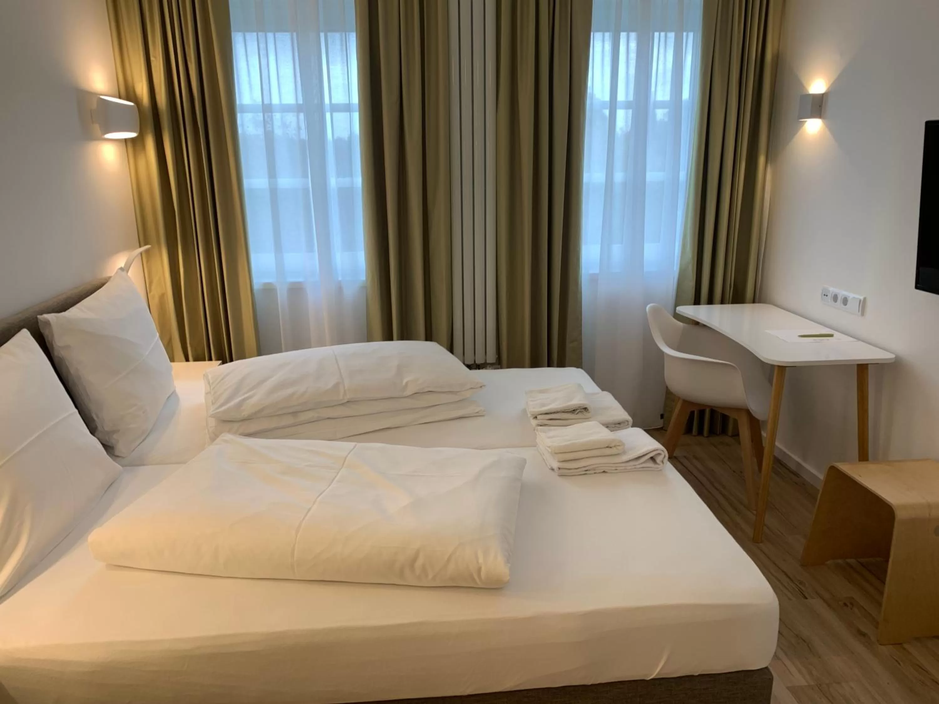 Photo of the whole room, Bed in Park-Lodge Am Rohrbusch