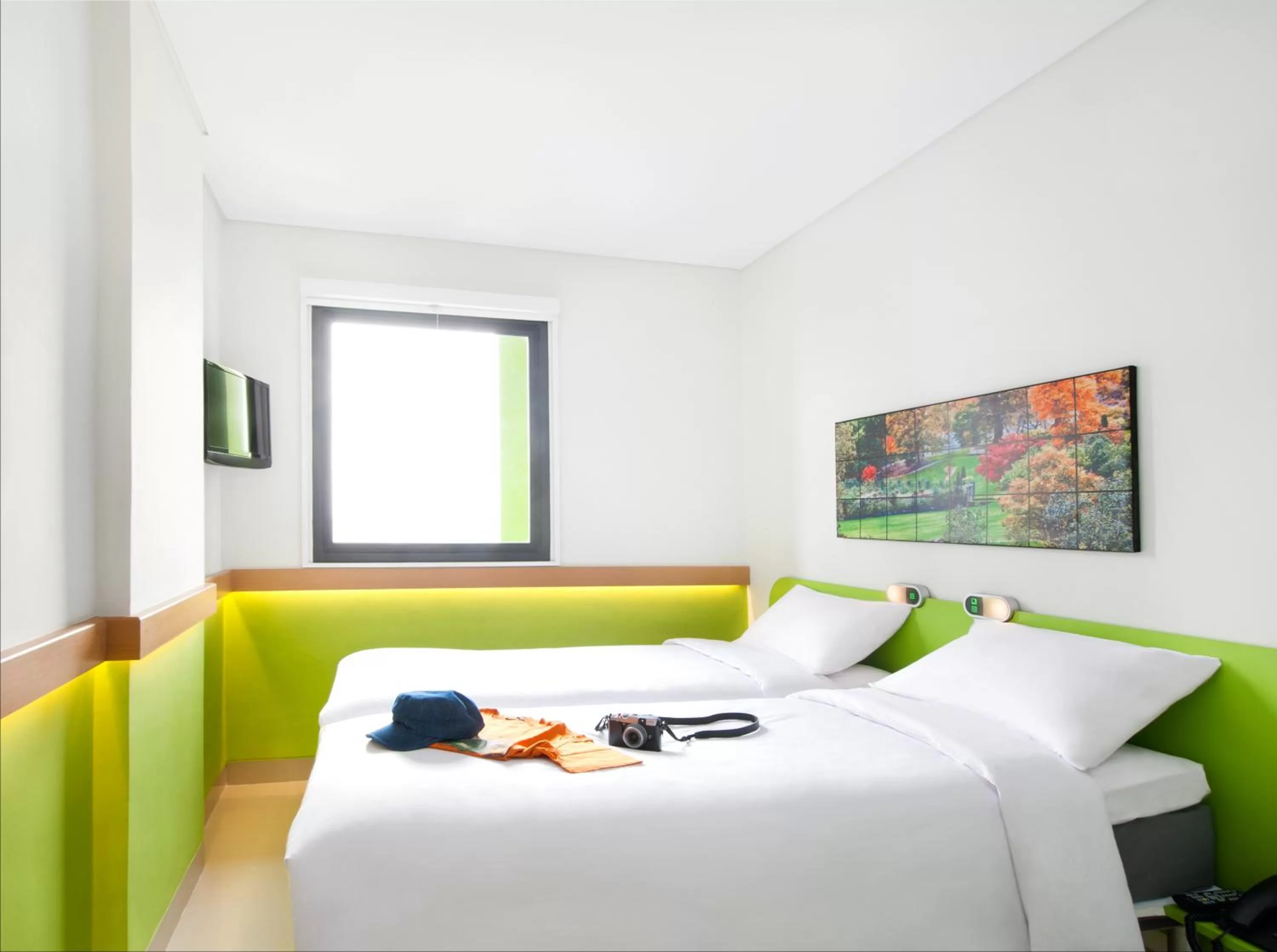 Bedroom in Ibis Budget Jakarta Daan Mogot
