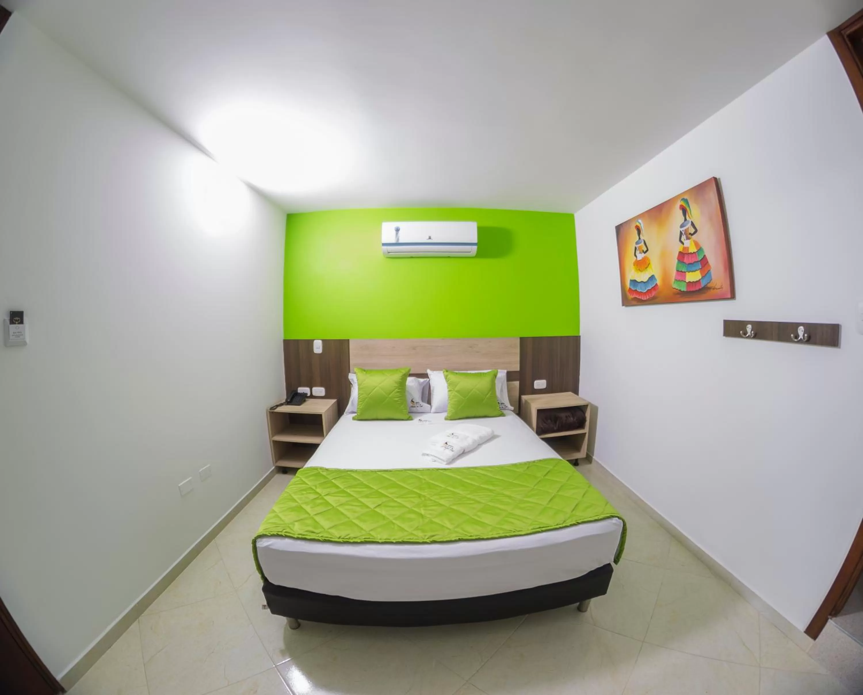 Bed in Hotel Sabana del Sinu