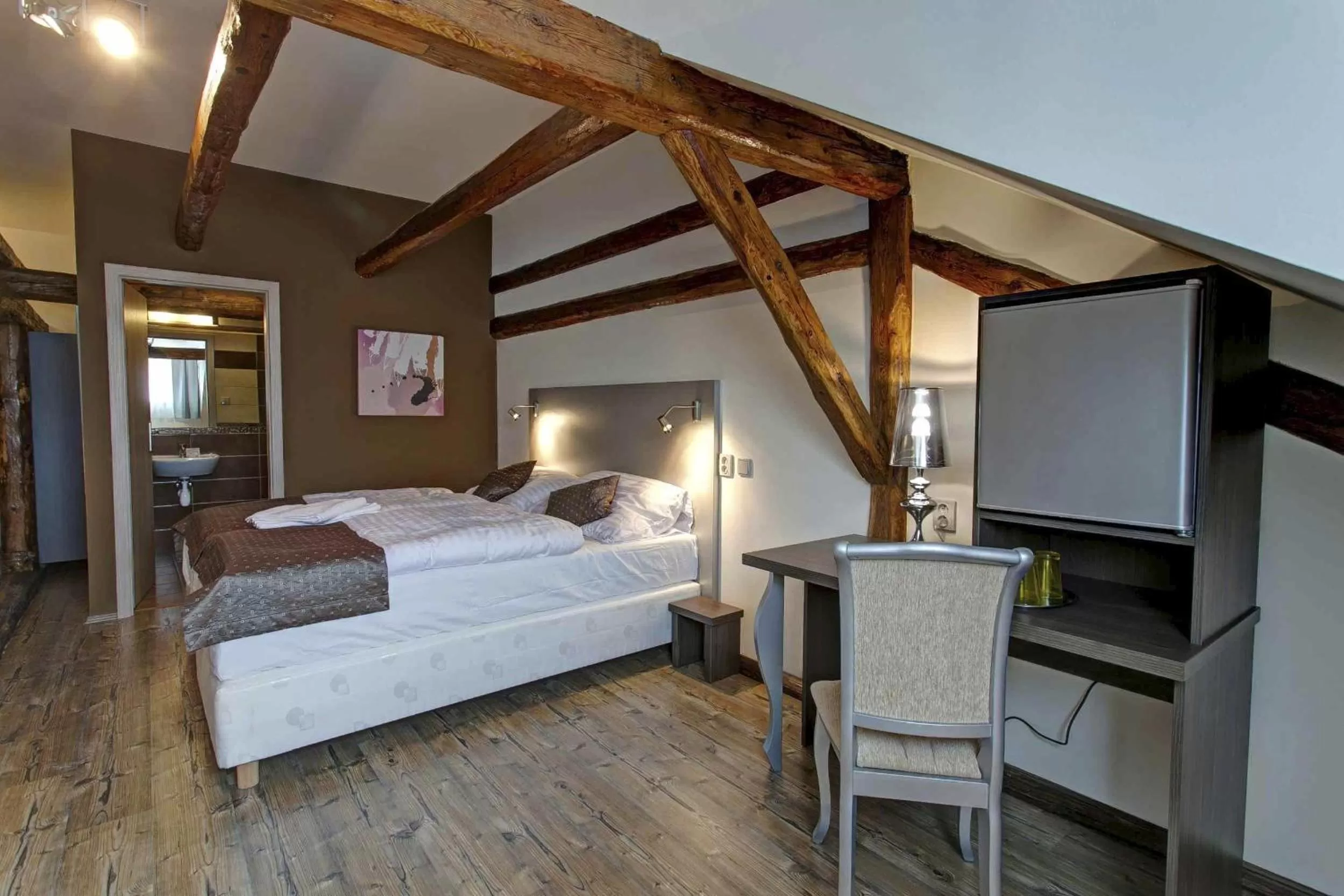 Decorative detail, Bed in Hotel U Tří hrušek suites & apartments