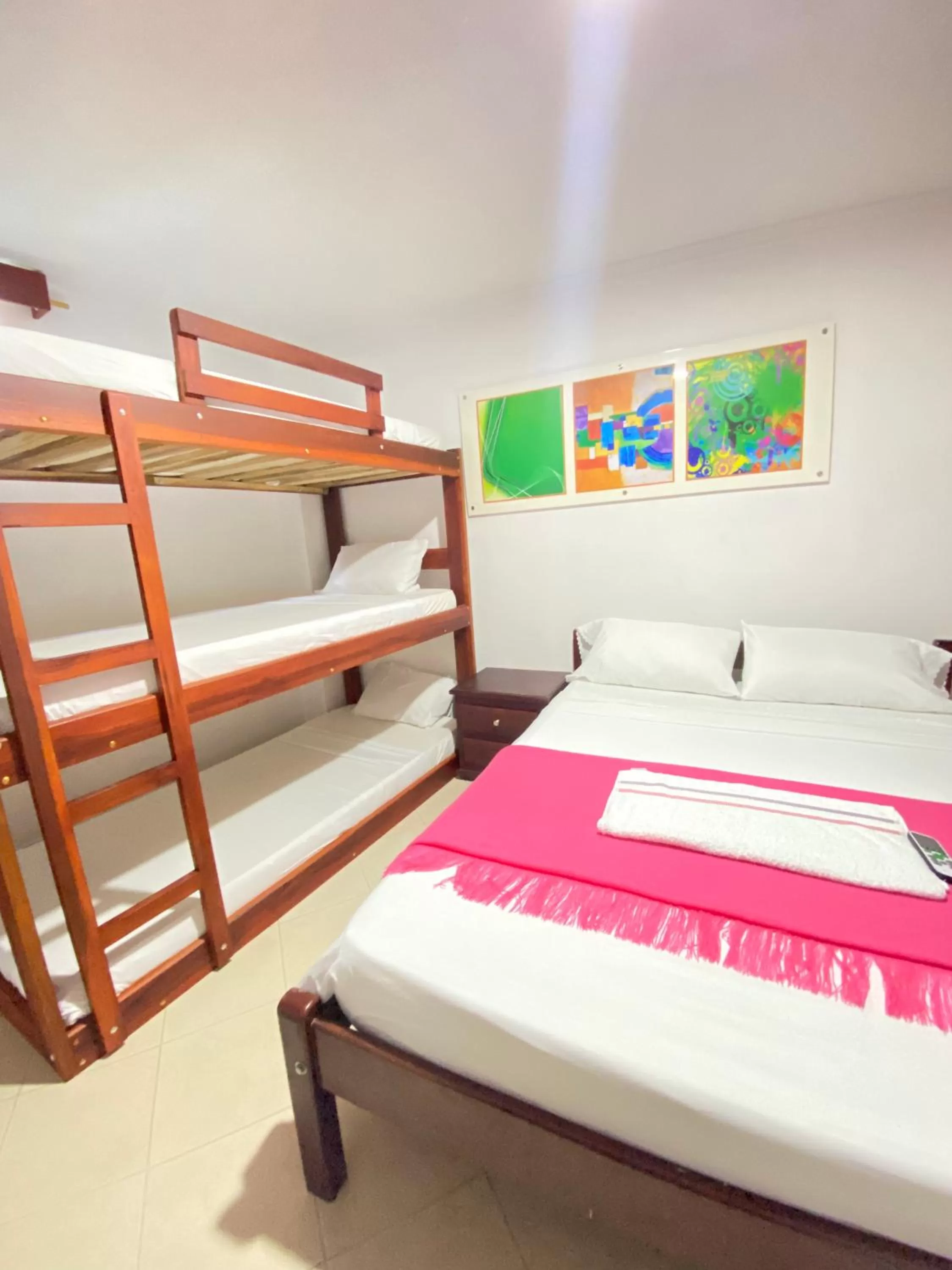 Bed, Bunk Bed in Hotel La Guajira