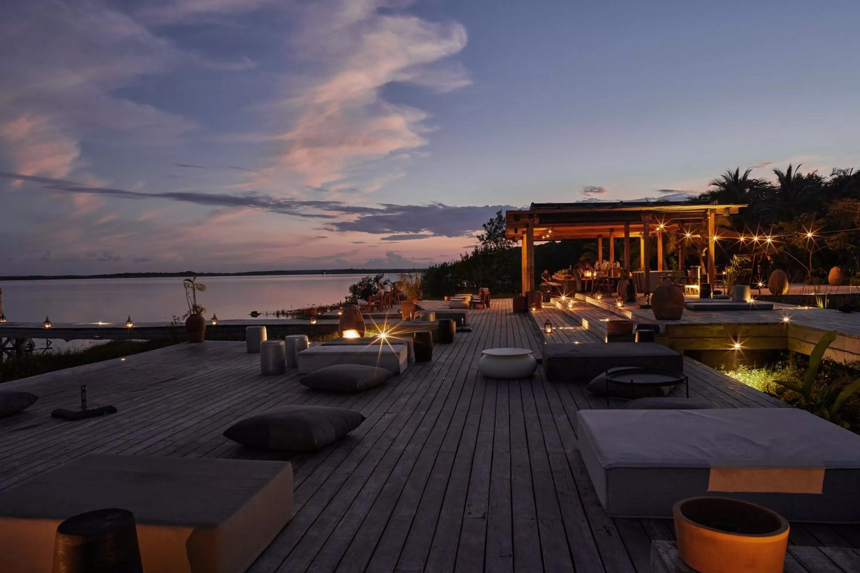 Lake view in Our Habitas Bacalar - Adults Only