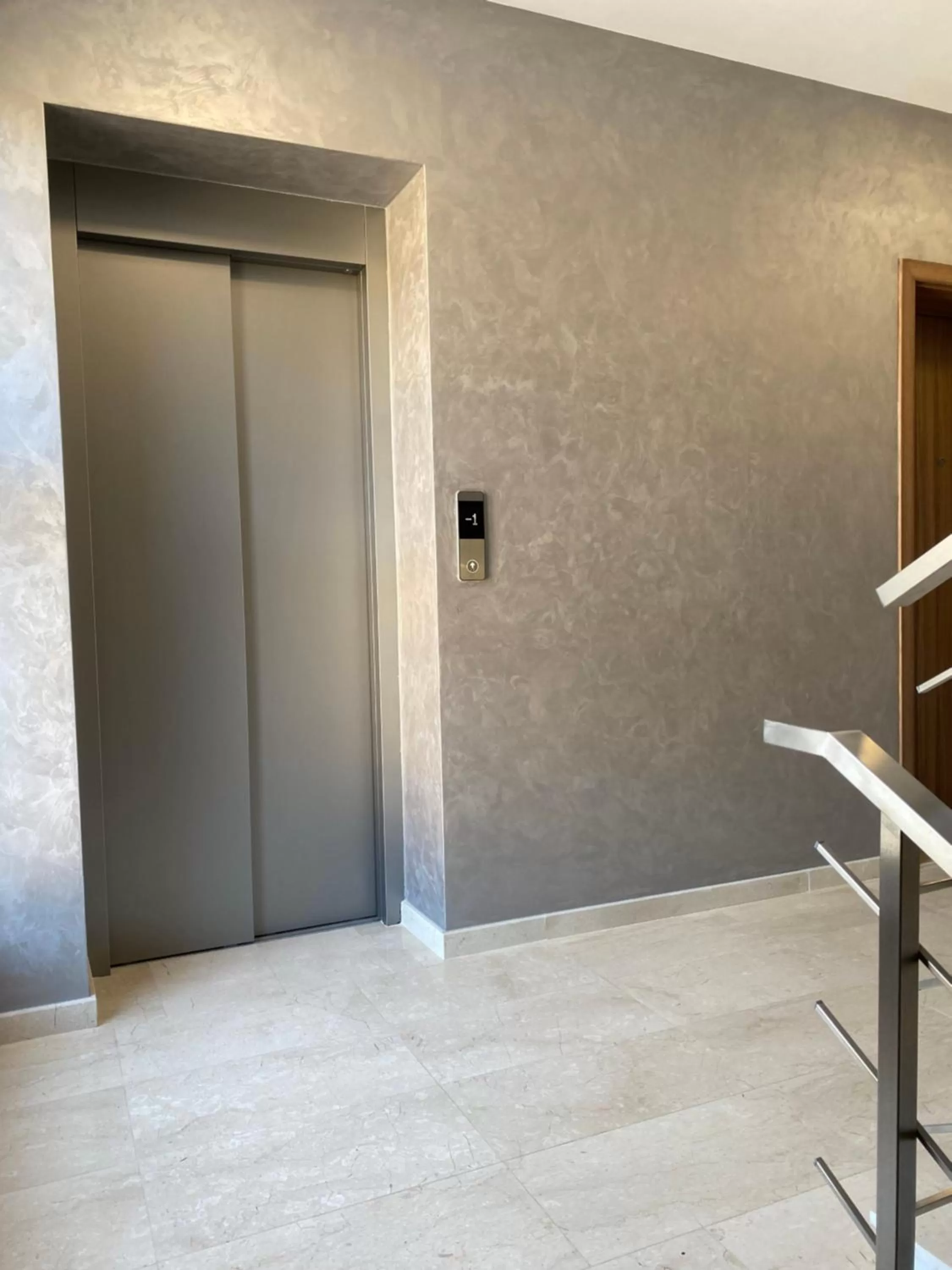 elevator in 7th Sense boutique apartments