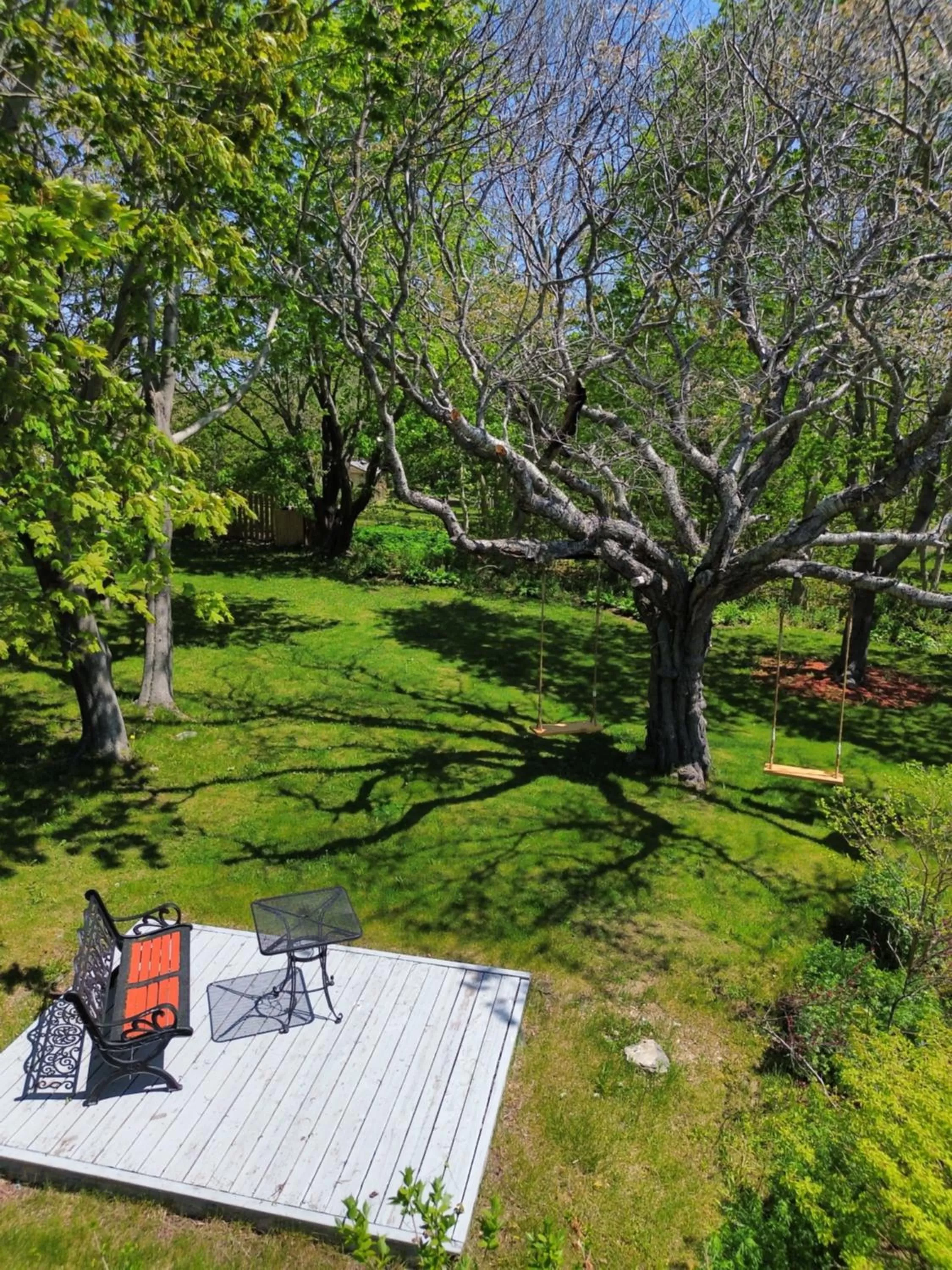 Garden view in Belle View Manor Inn