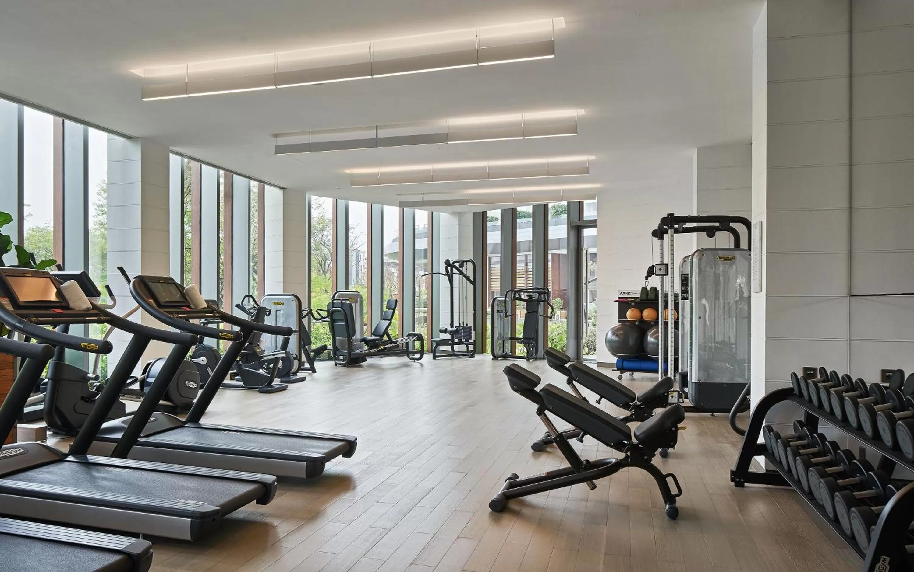 Fitness centre/facilities in Rosewood Sanya