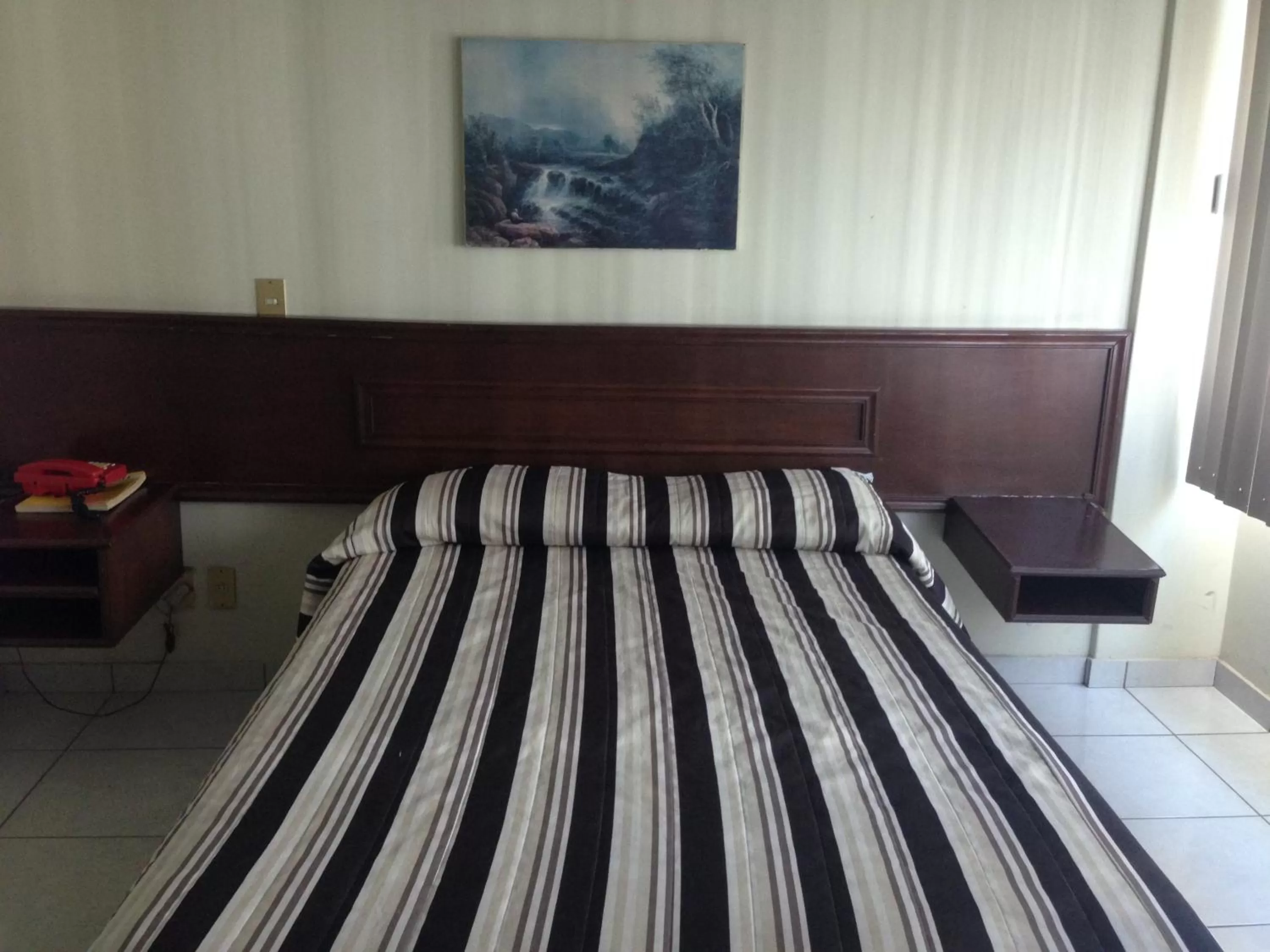 Bed in Hotel Plaza Sahuayo