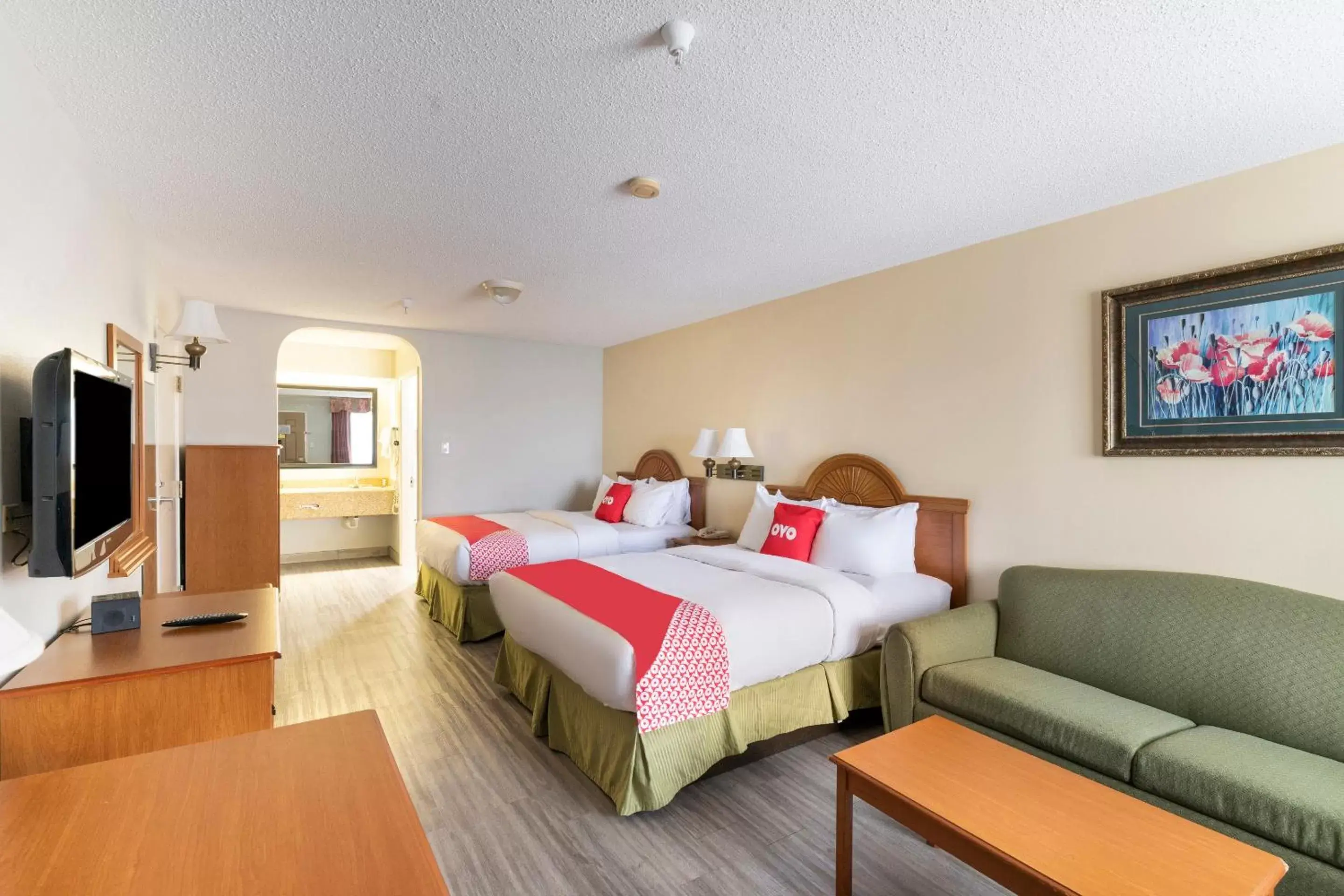 Queen Room with Two Queen Beds - Disability Access in Red Roof Inn Stafford, TX Queen Room with Two Queen Beds - Disability Access in Red Roof Inn Stafford, TX