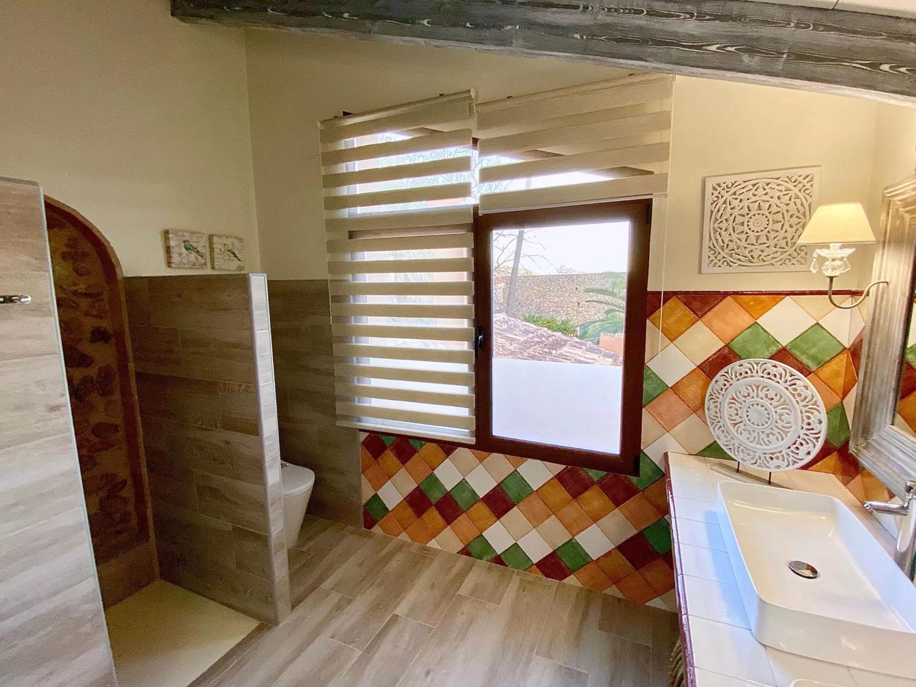 Bathroom, Bed in Casa Mistela