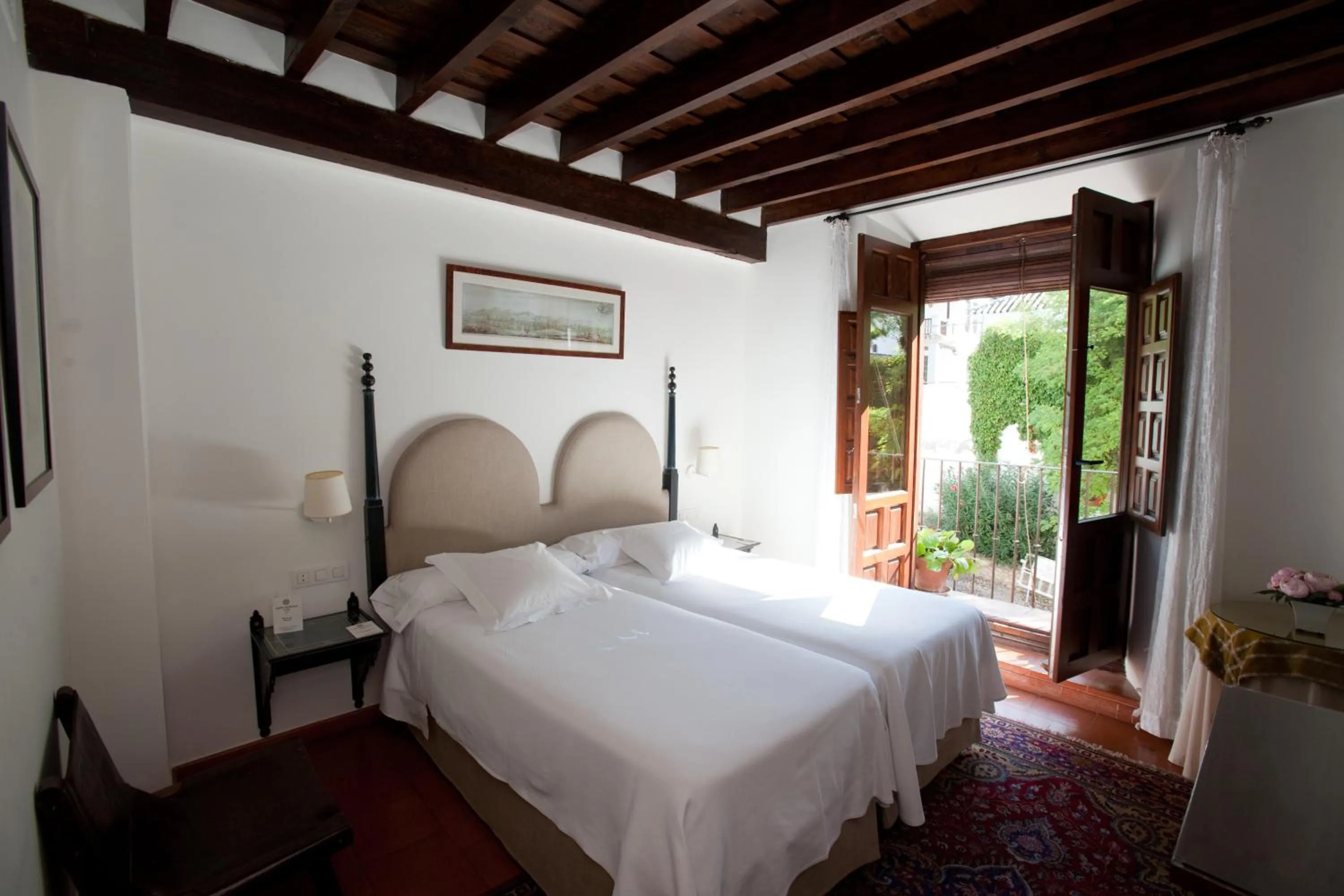 Bed in Hotel Casa Morisca