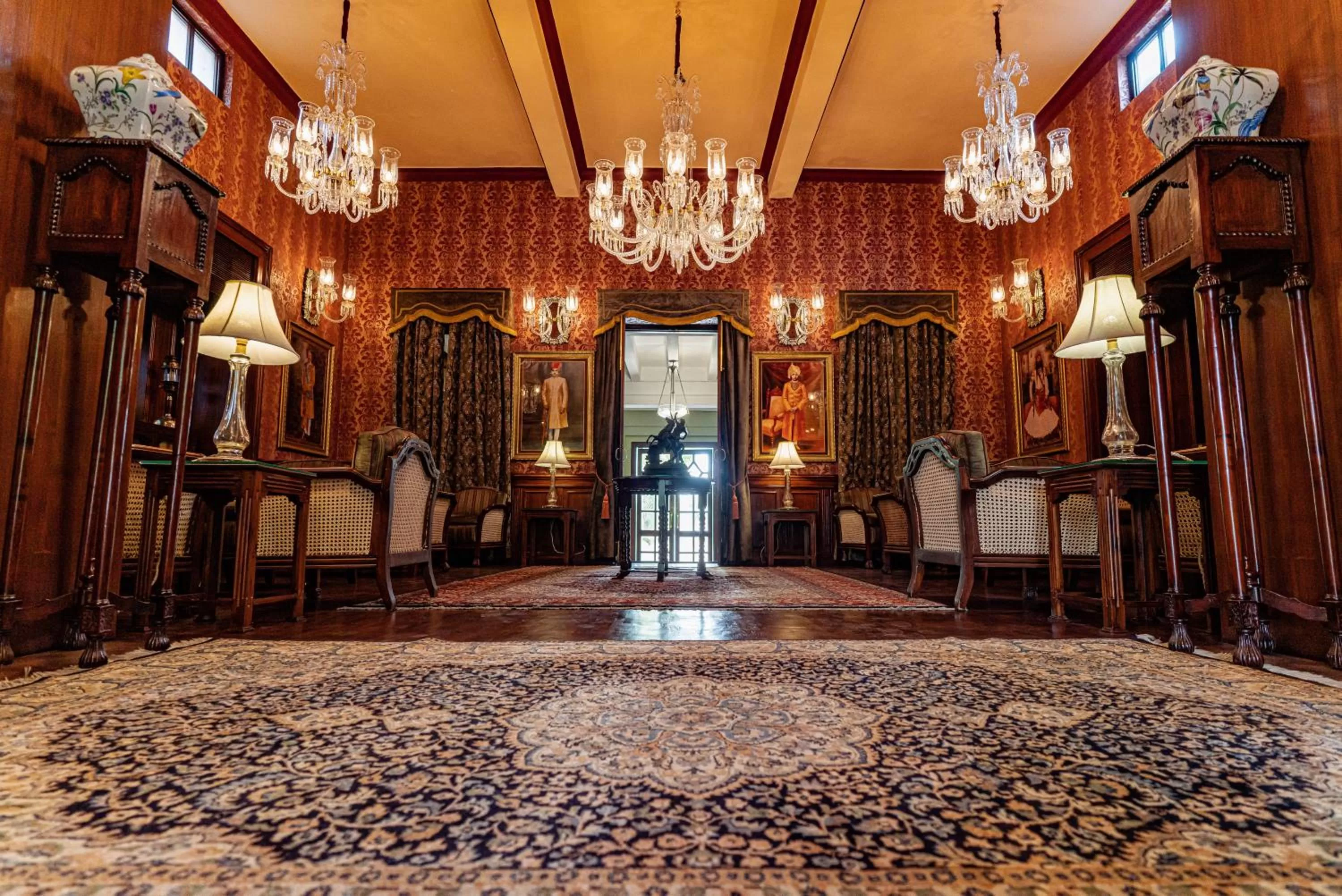 Lobby or reception in Ajit Bhawan - A Palace Resort