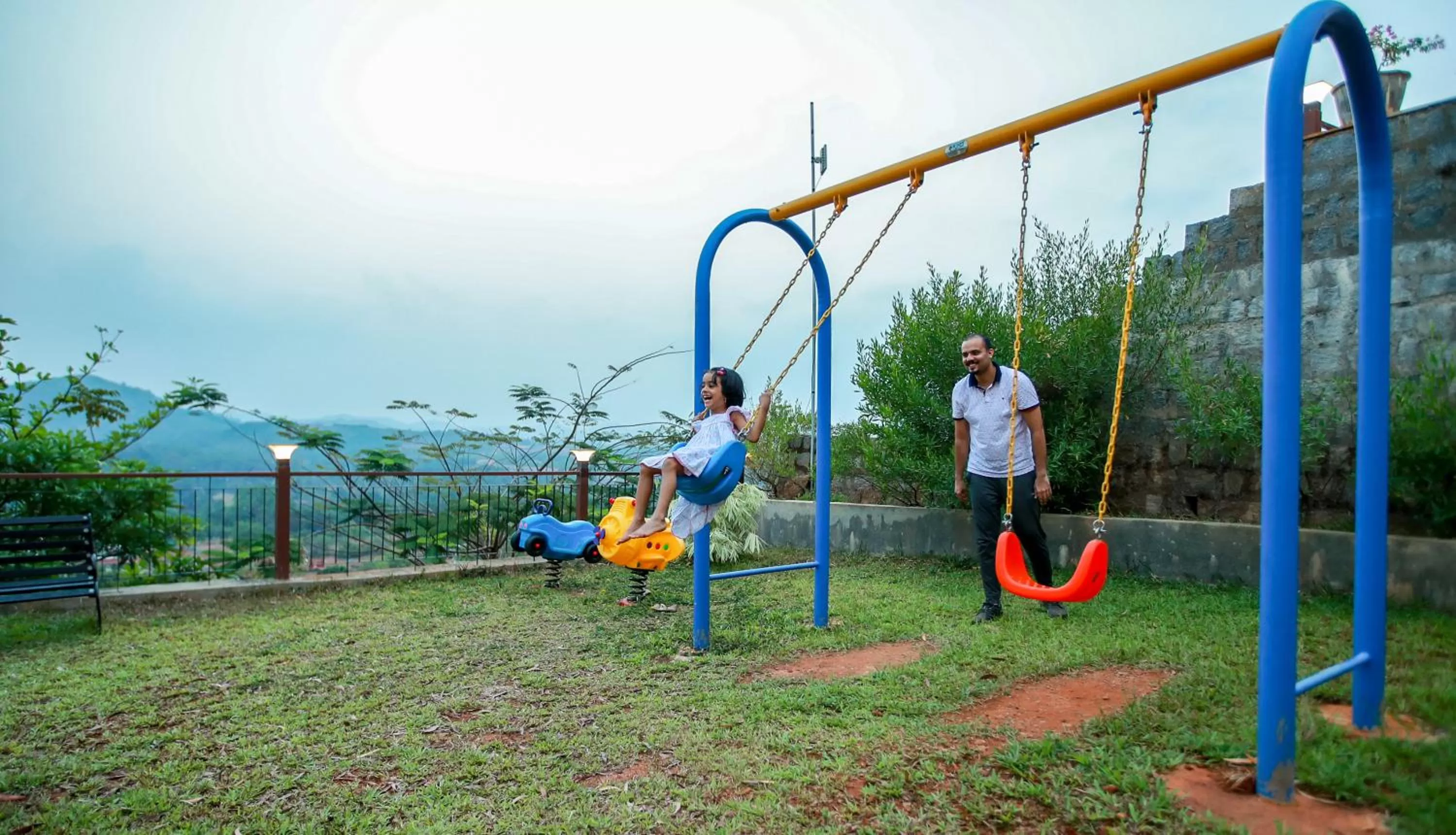 Children play ground in The Estate Resort , Mangalore