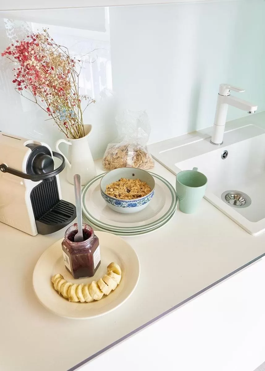 Kitchen or kitchenette in Urban Suite Santander