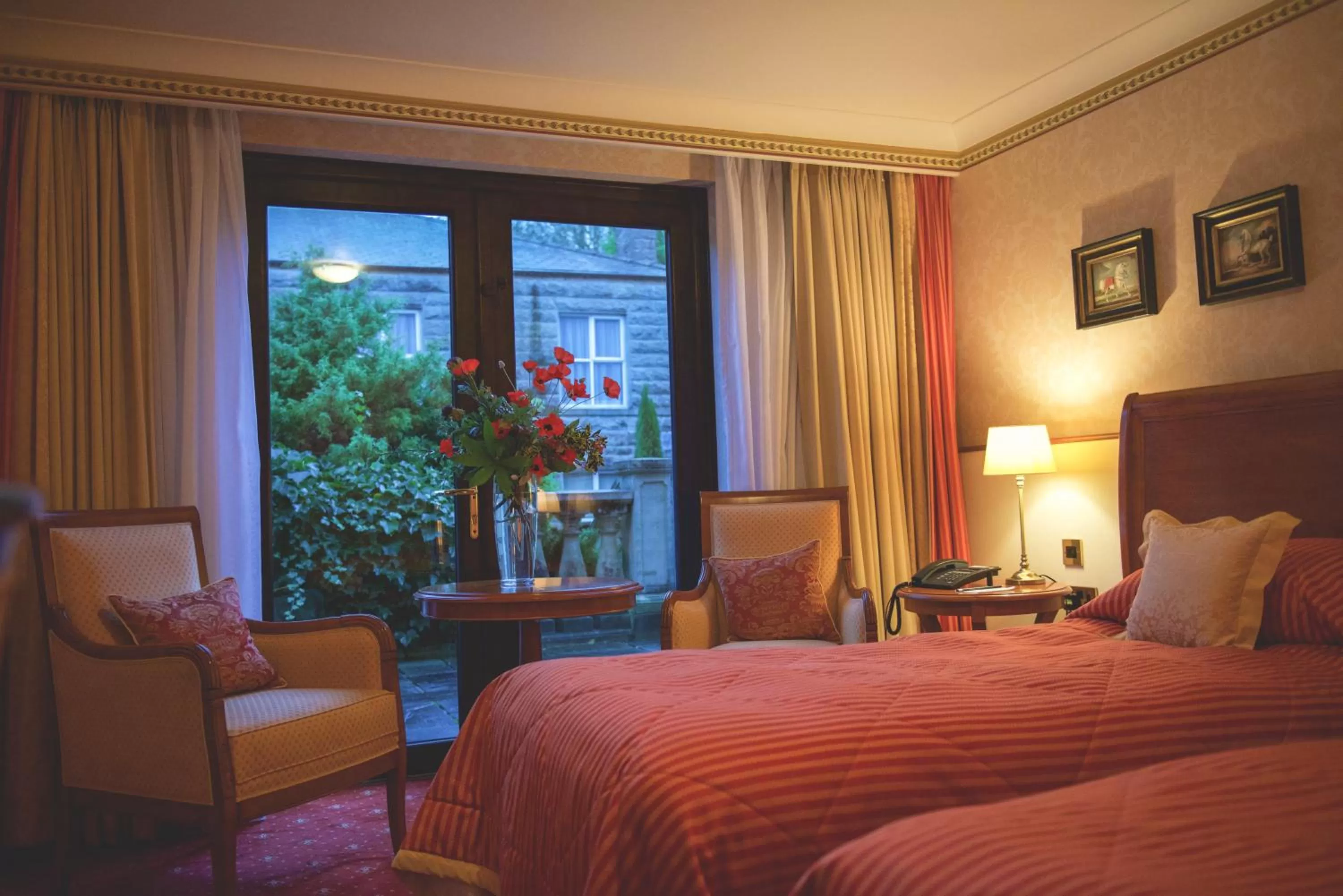 Bedroom, Bed in Tre-Ysgawen Hall & Spa