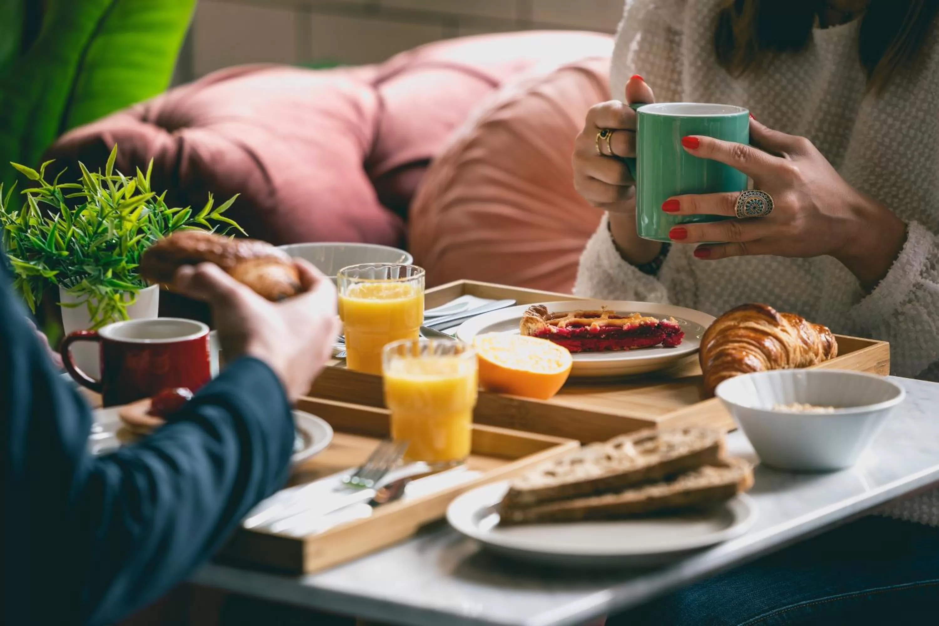 Continental breakfast in The ReMIX Hotel