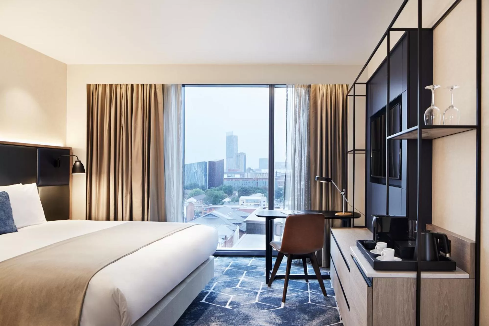 Bed in Hyatt Regency Manchester