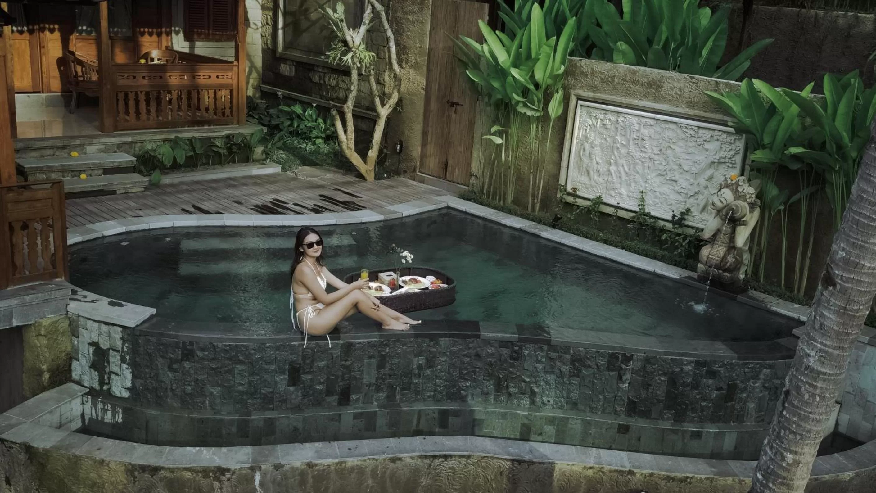 Swimming pool in Portobello Villa Ubud