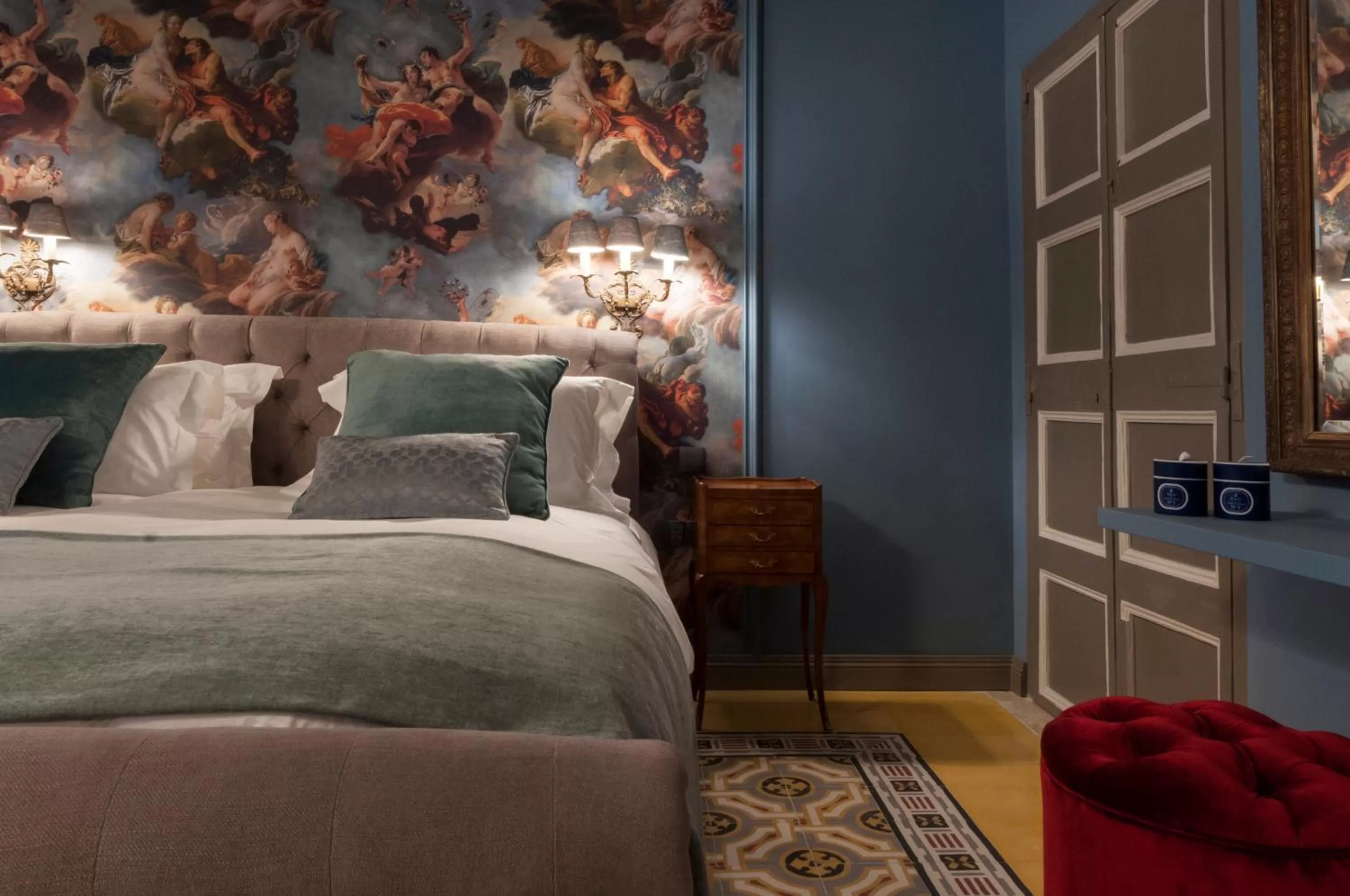 Bed in The Coleridge Boutique Hotel In Valletta