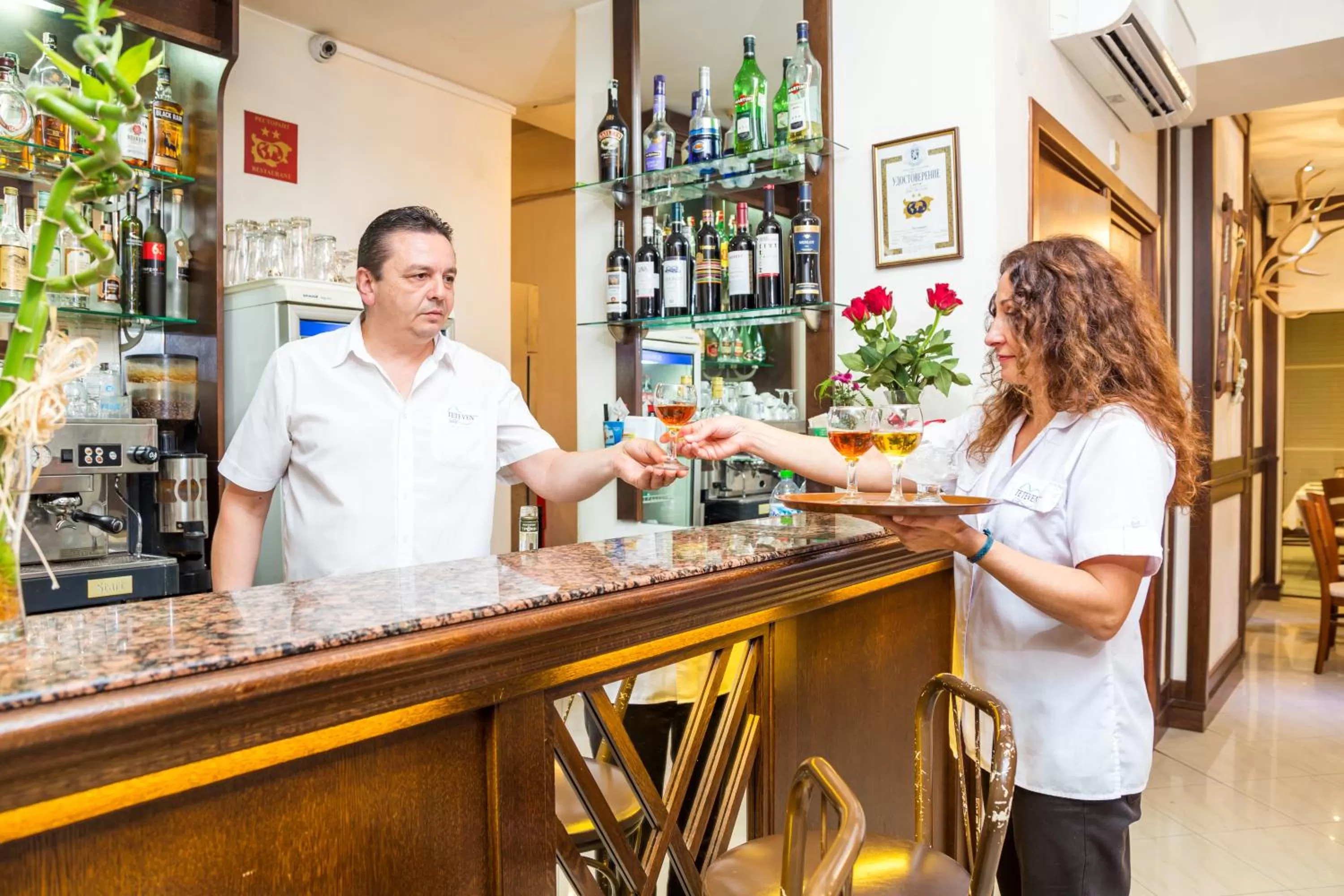 Staff, Lounge/Bar in Family Hotel Teteven
