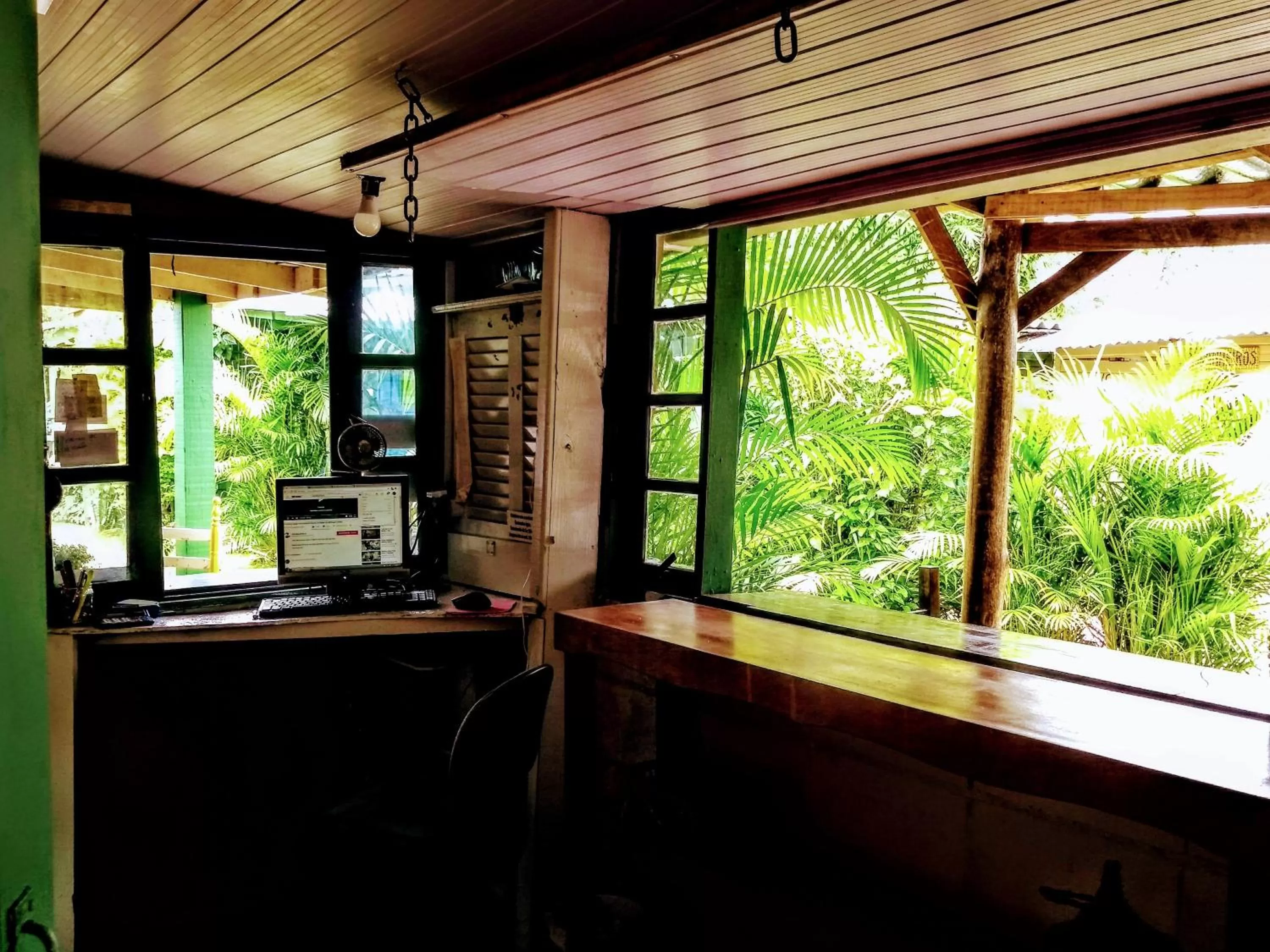 Lobby or reception in Mandala Camping Pousada