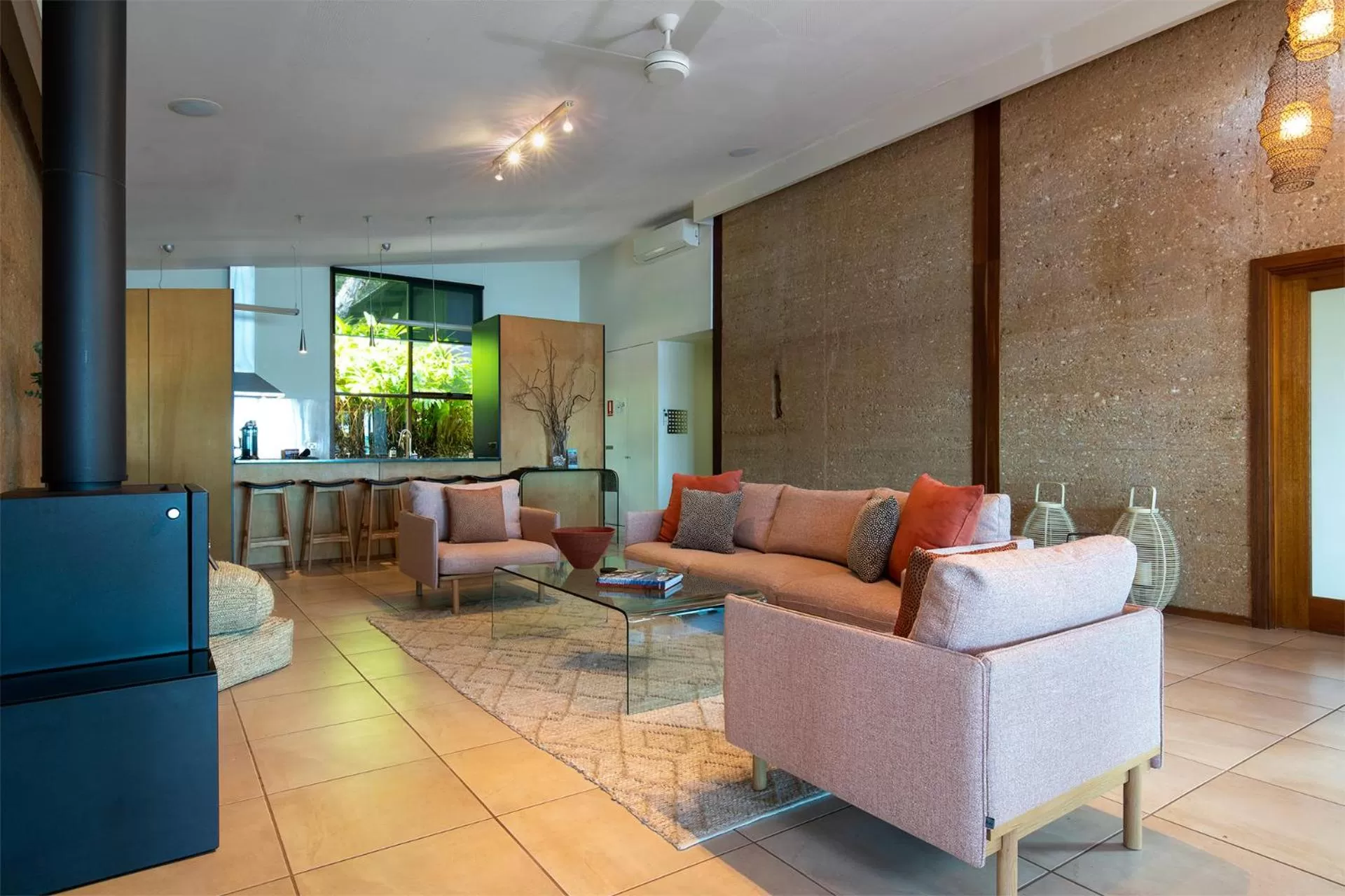 Living room in Eumarella Shores Noosa Lake Retreat