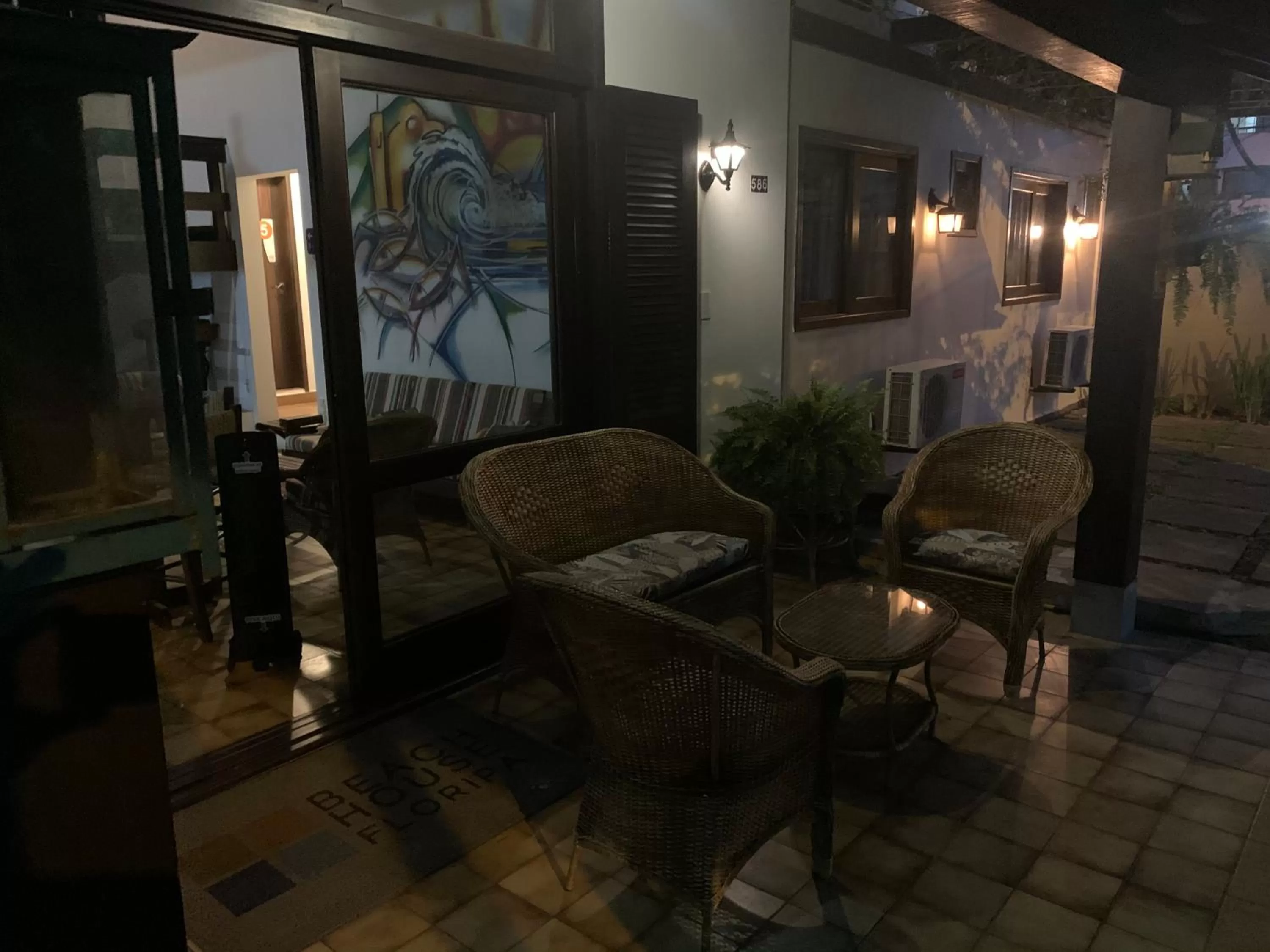 Seating Area in Beach House Floripa