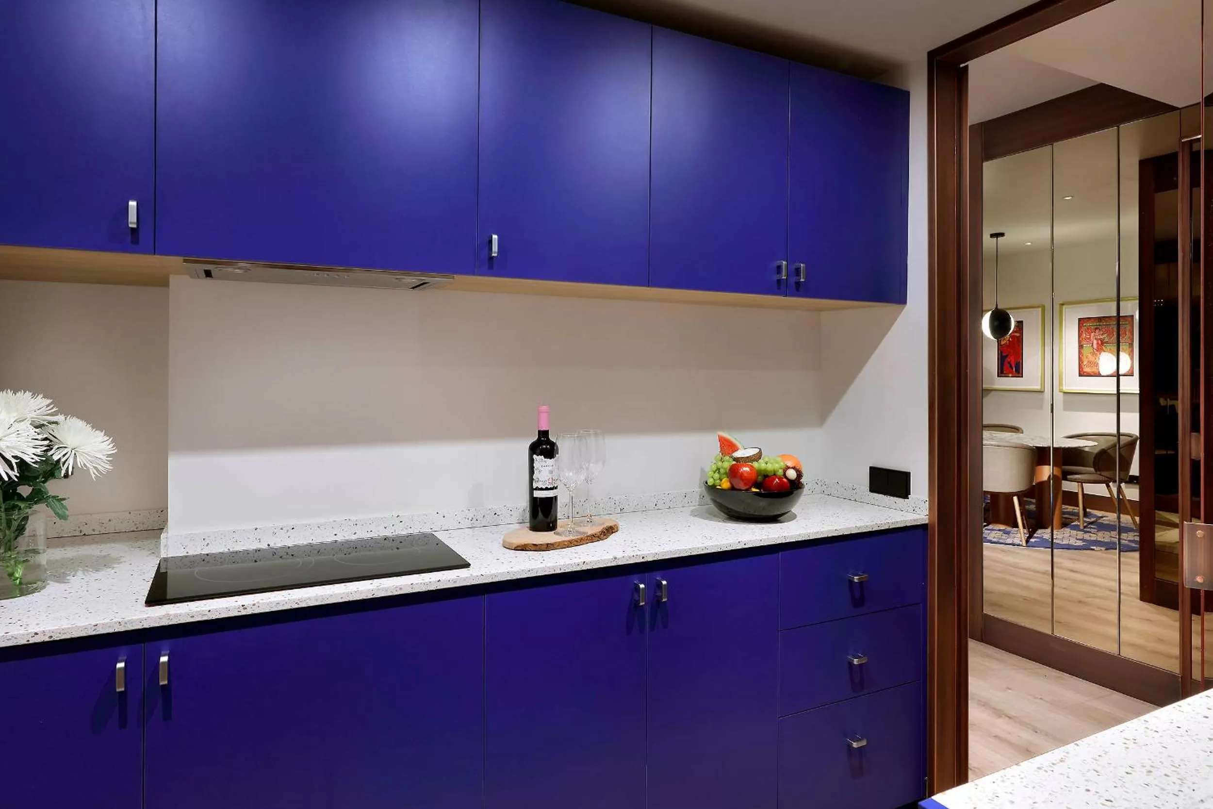 Kitchen or kitchenette in Hard Rock Hotel Madrid