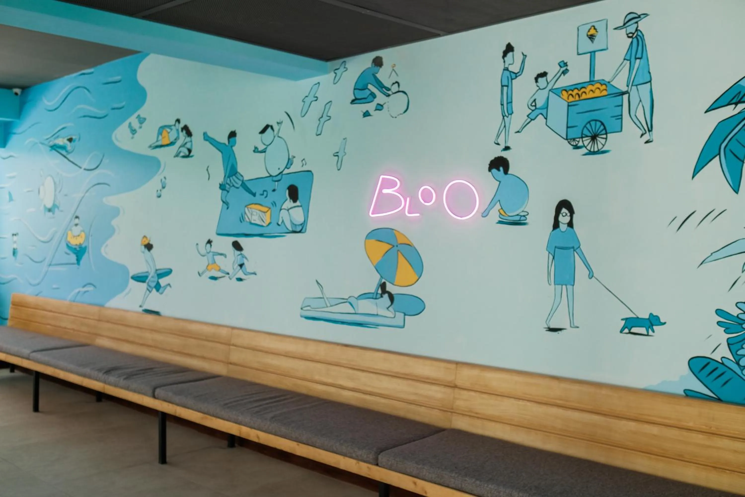 Property building in Bloo Bali Hotel