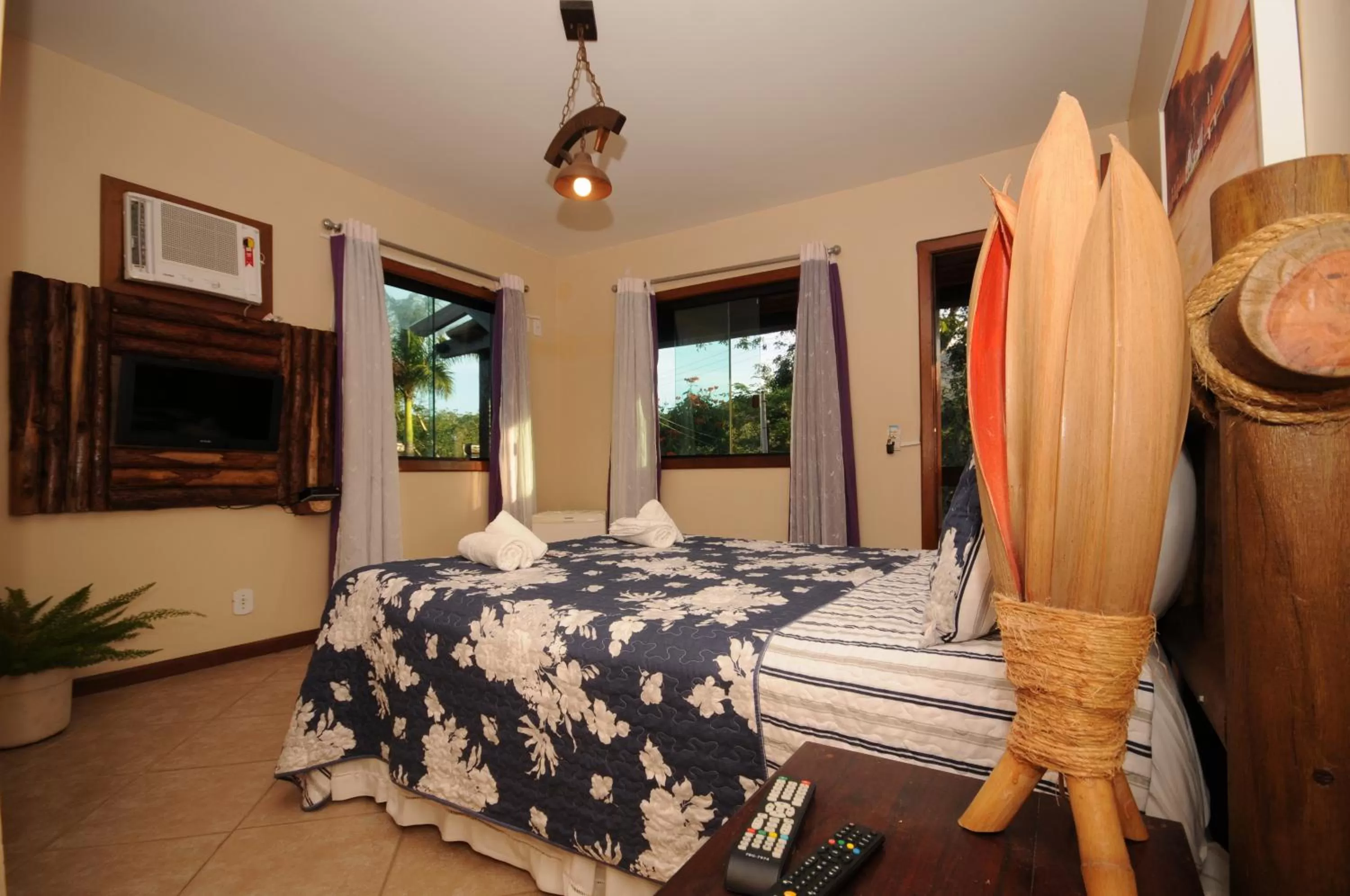 View (from property/room), Bed in Mar e Terra Concept Pousada