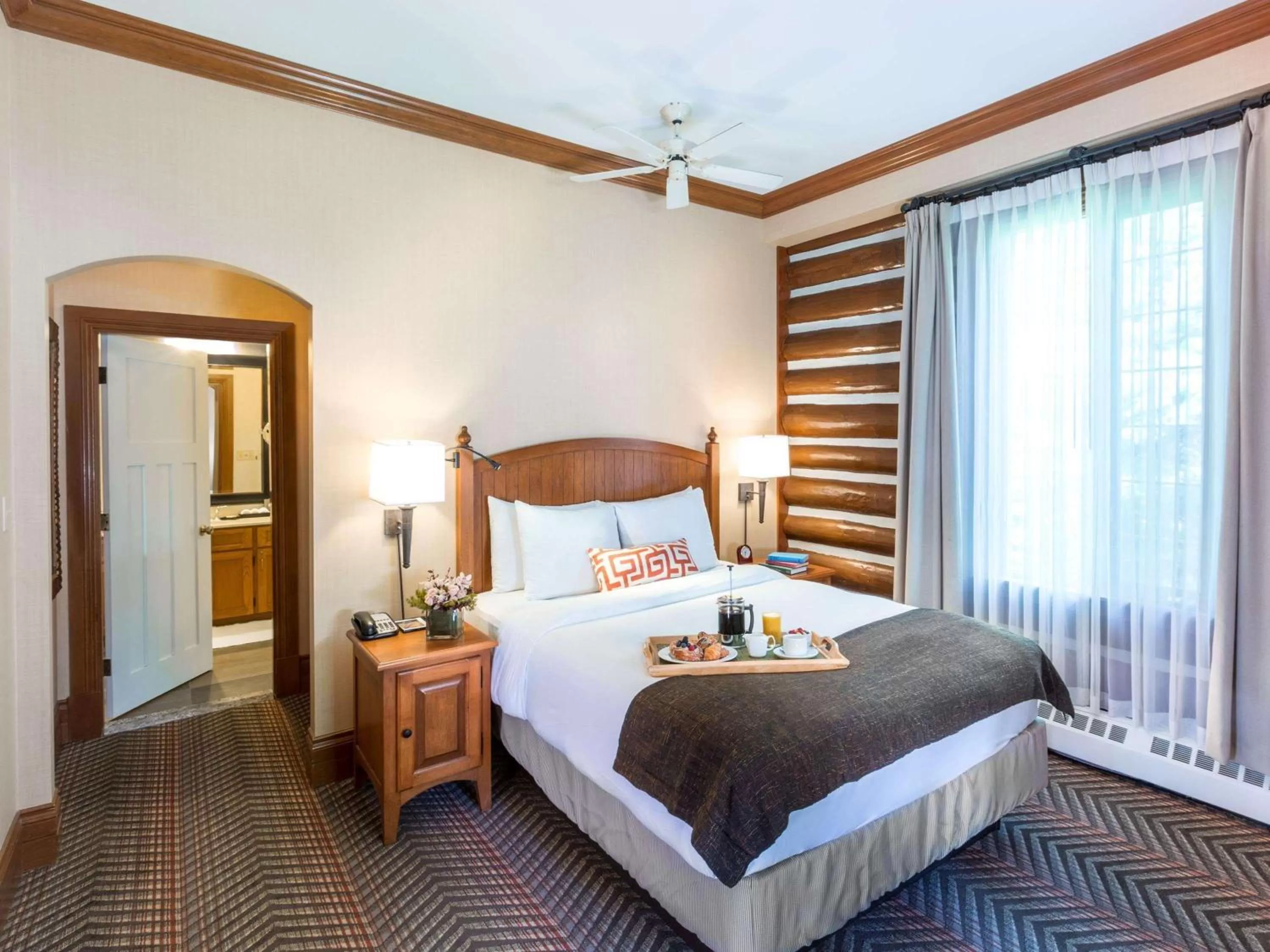 Photo of the whole room, Bed in Fairmont Jasper Park Lodge