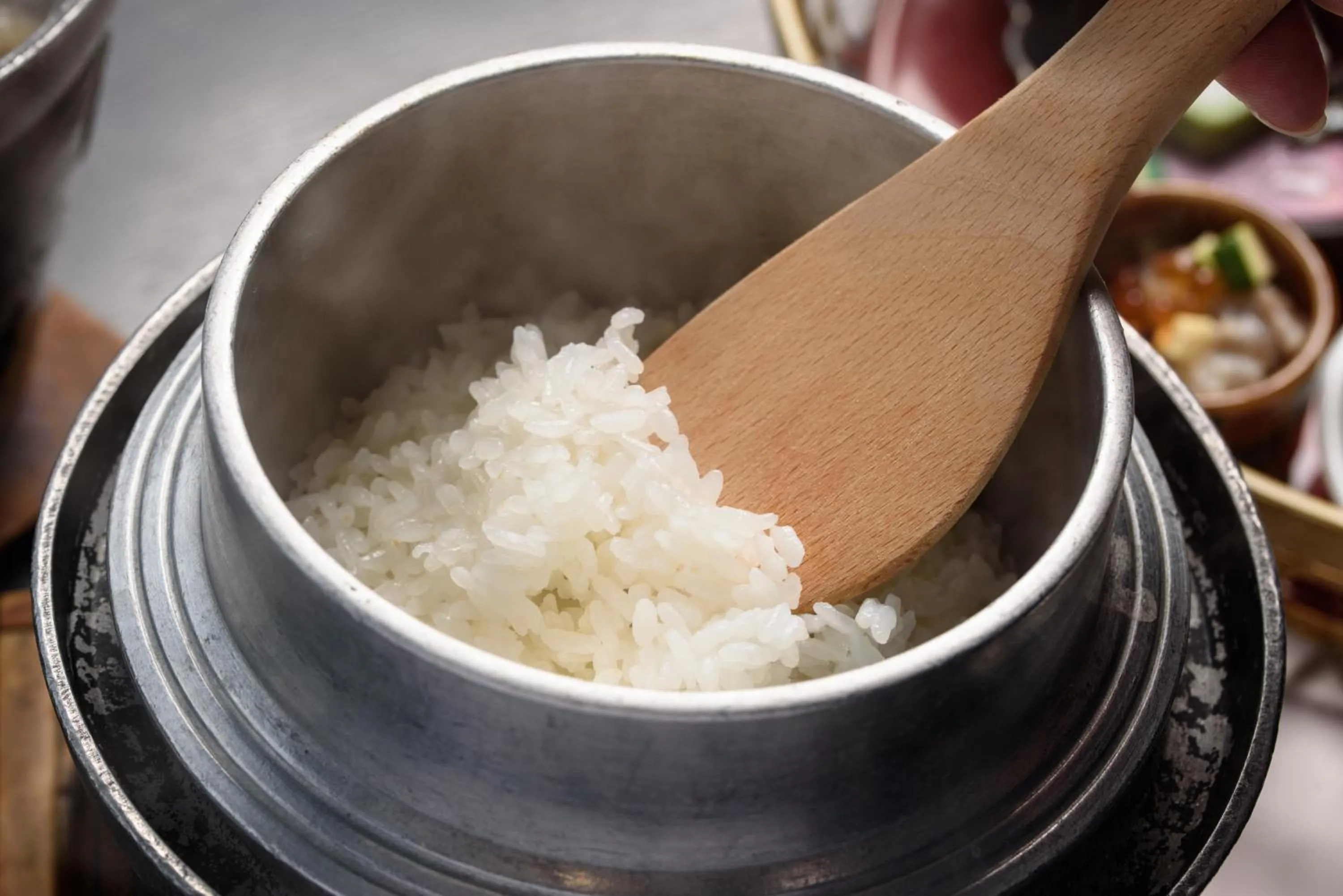 Breakfast in Shirasagiyu Tawaraya