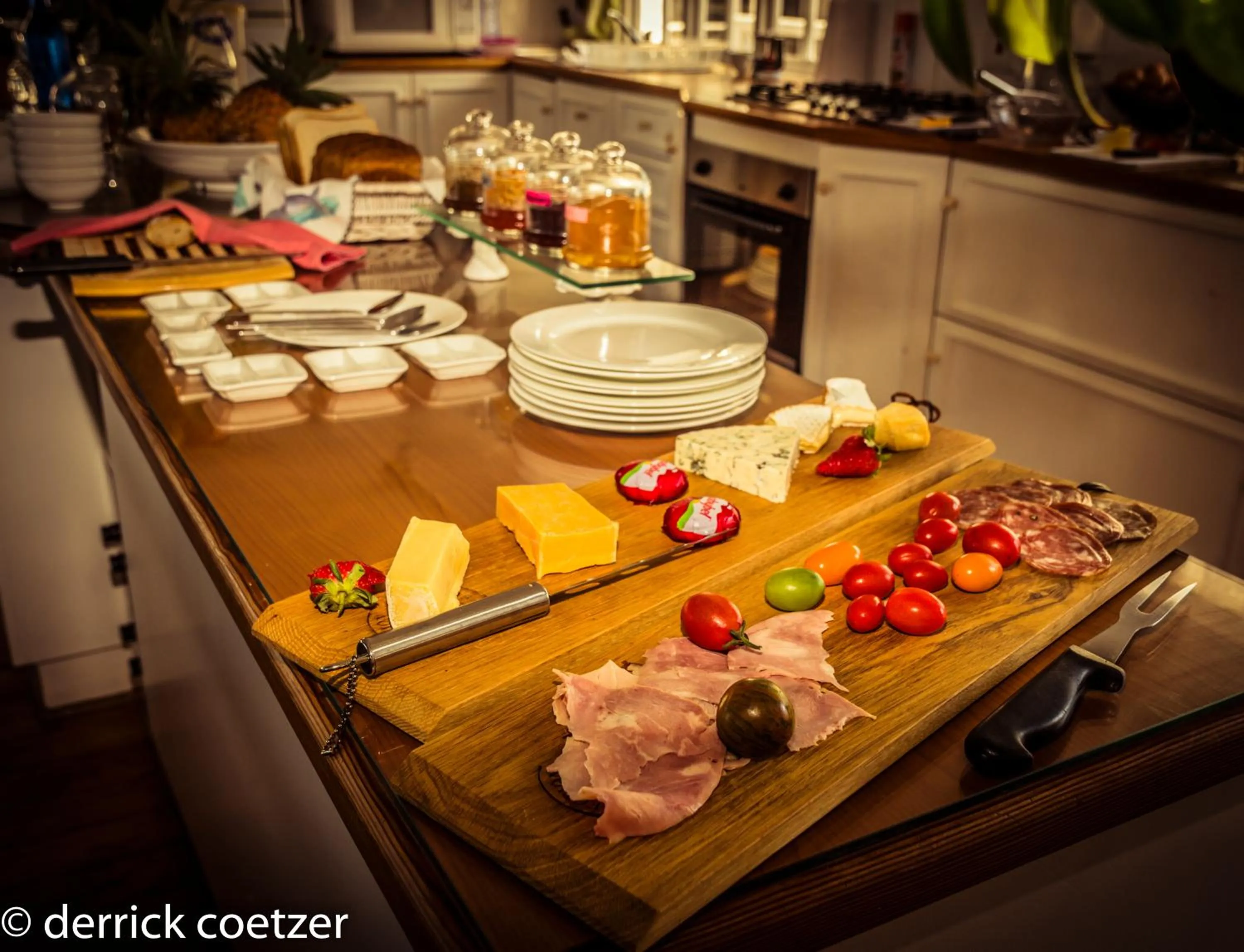 Continental breakfast in Brenton Beach House