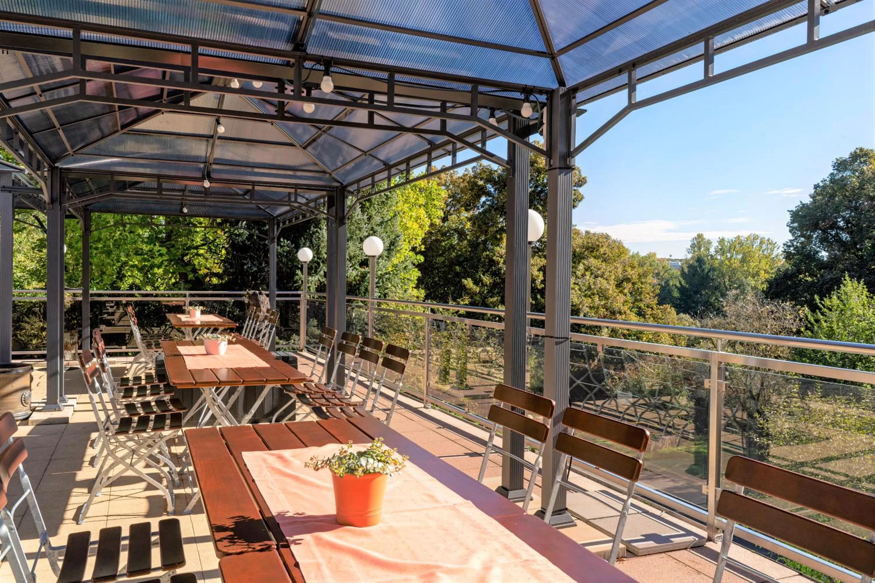 Balcony/Terrace in Hotel Bergschlößchen