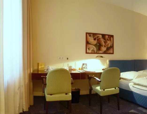 Decorative detail, Bed in Hotel Lehmeier