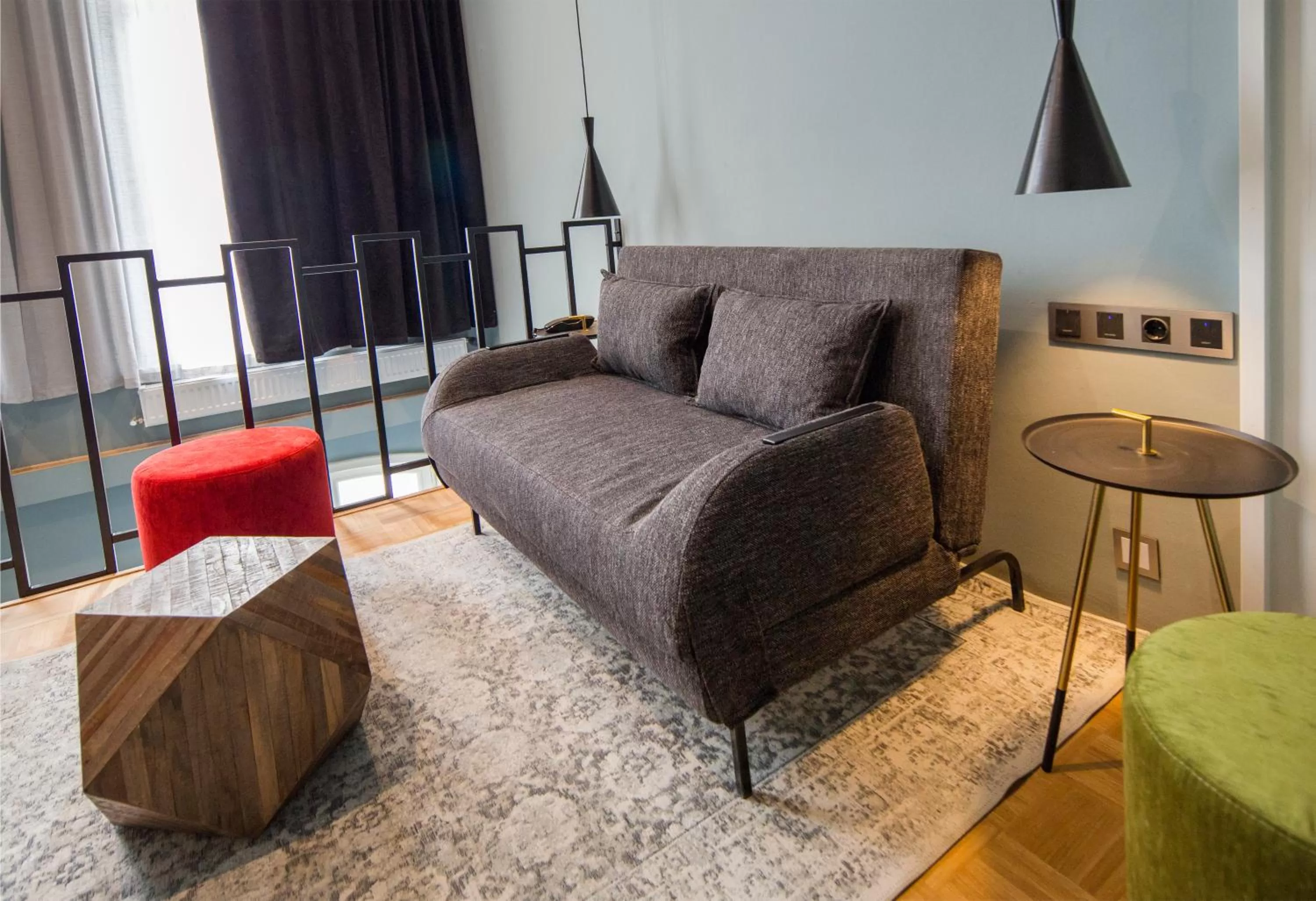 Living room in Quentin Zoo hotel