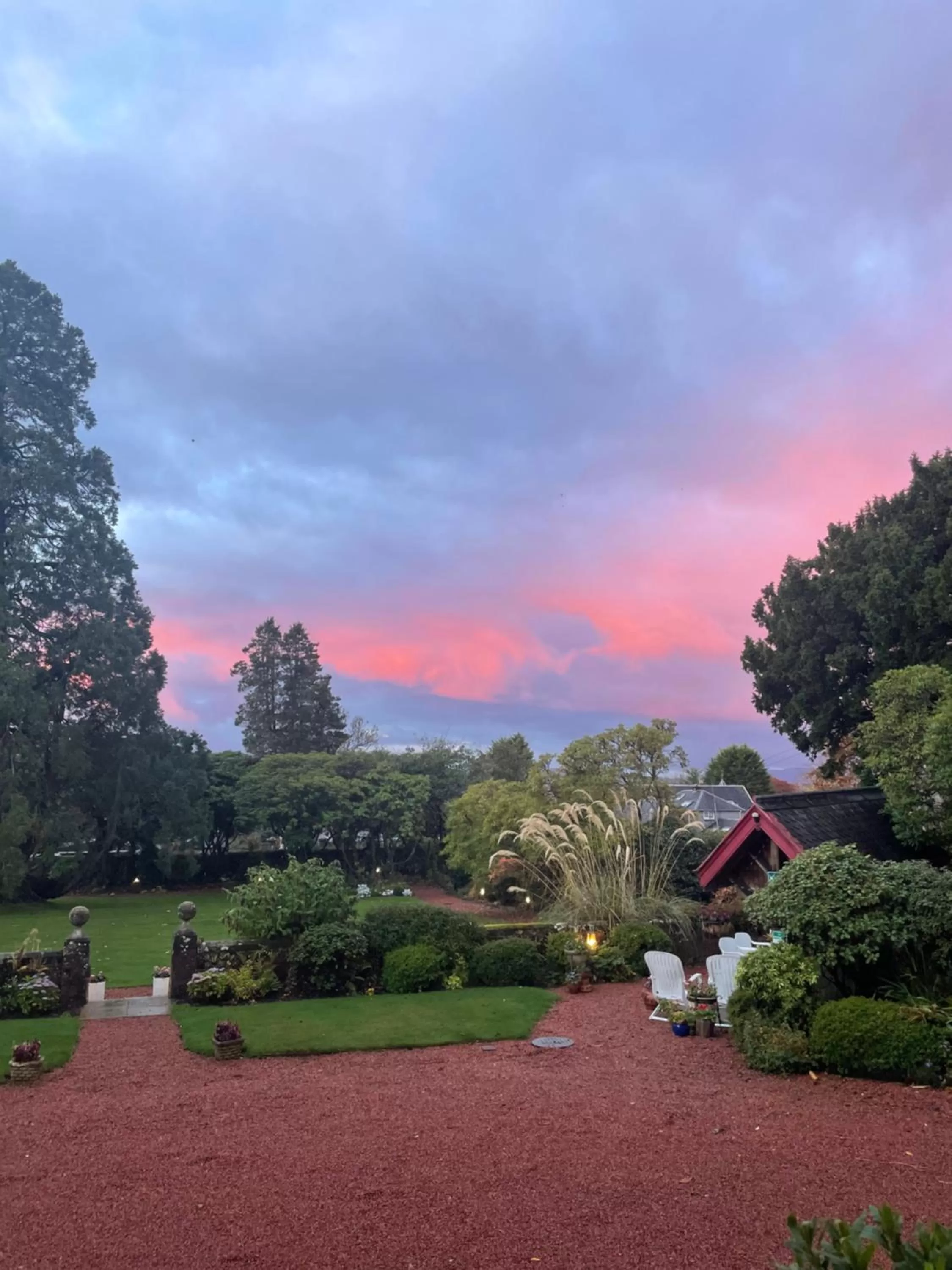Garden view in Moorlands
