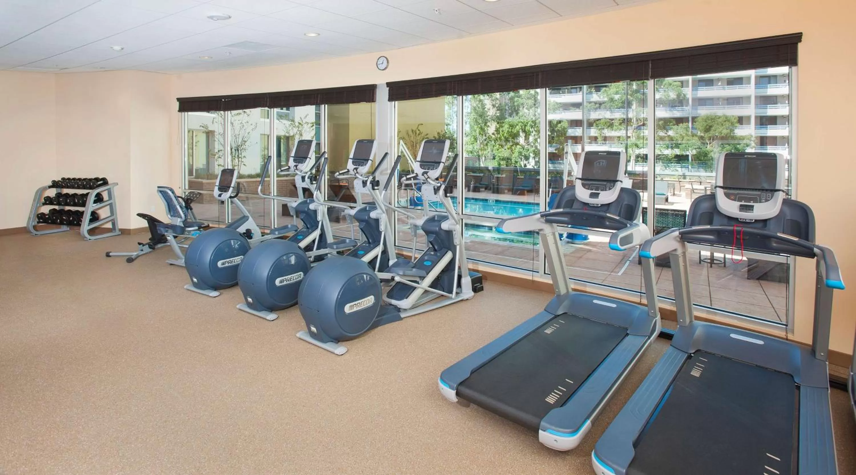 Fitness centre/facilities in Hilton Garden Inn Burbank Los Angeles