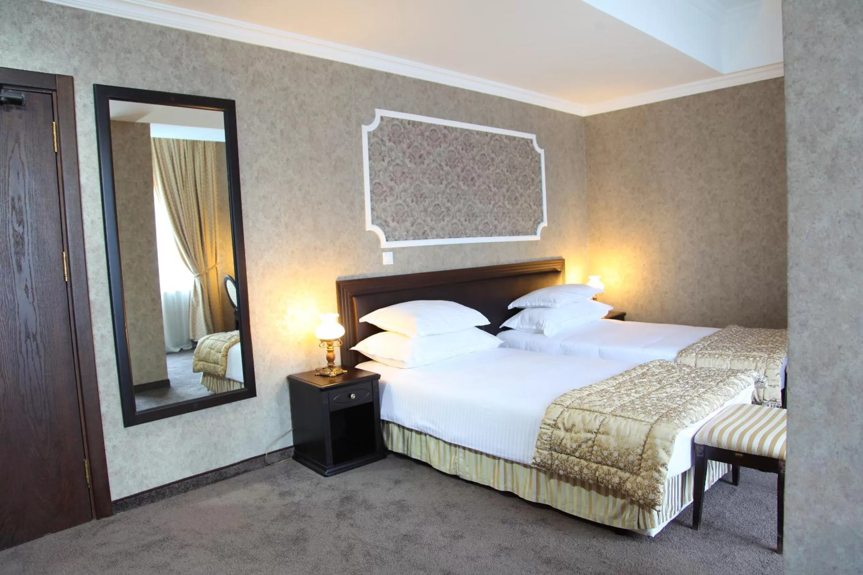 Bed in Strimon Garden Medical SPA Hotel