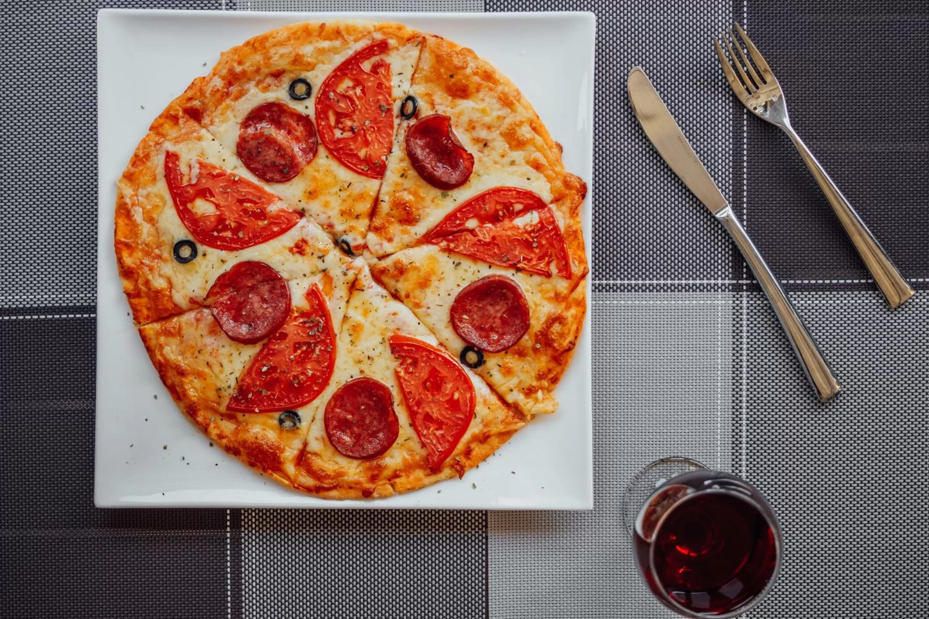 Food close-up in Megapolis Hotel Shymkent