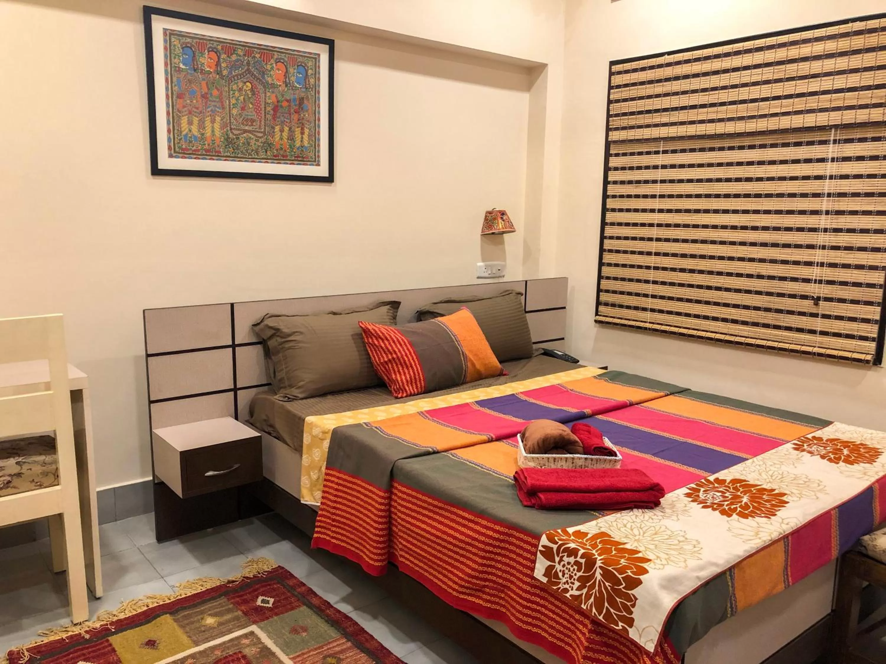 Bed in Bougainvillea