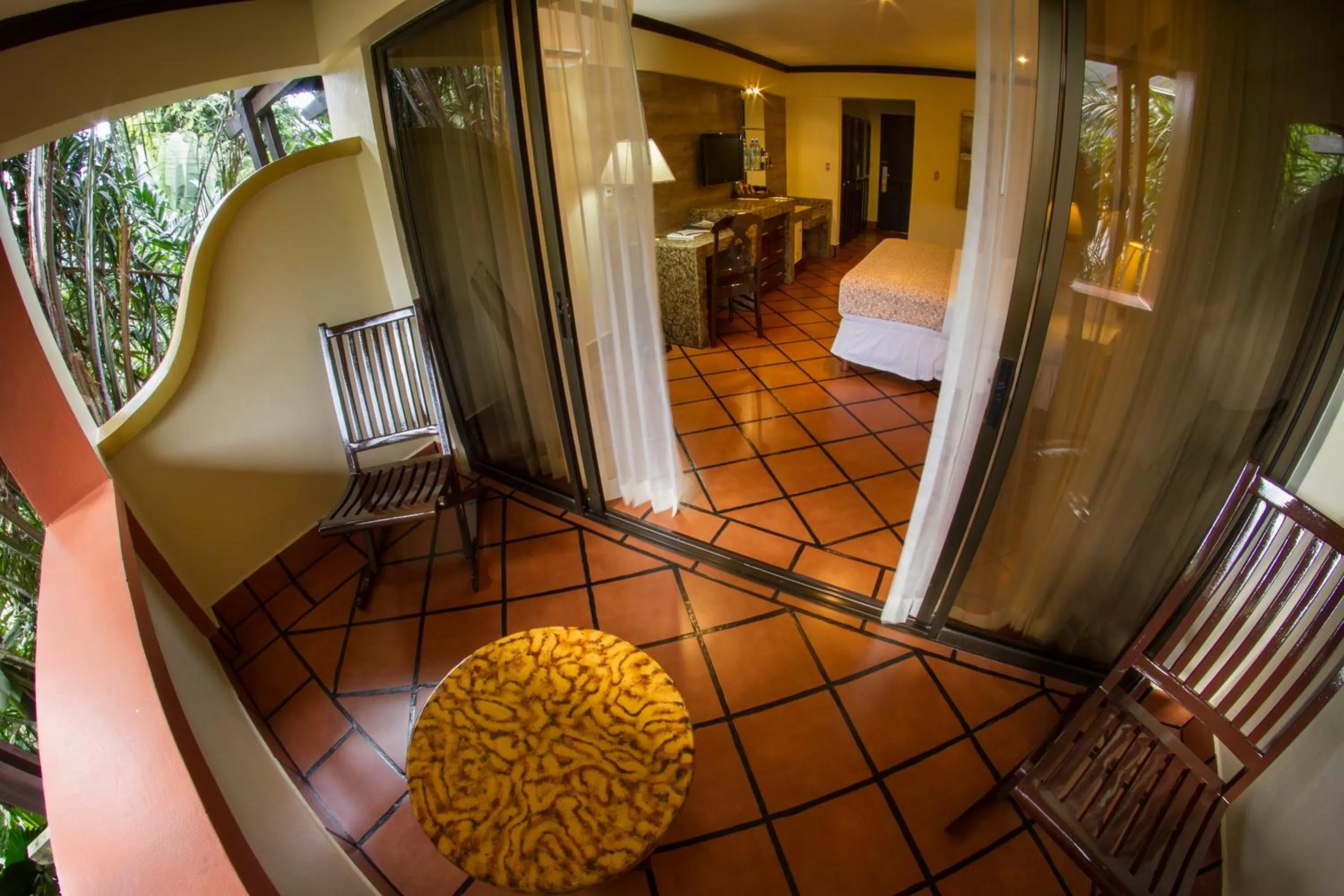 Balcony/Terrace, Bed in Baldi Hot Springs Hotel & Spa