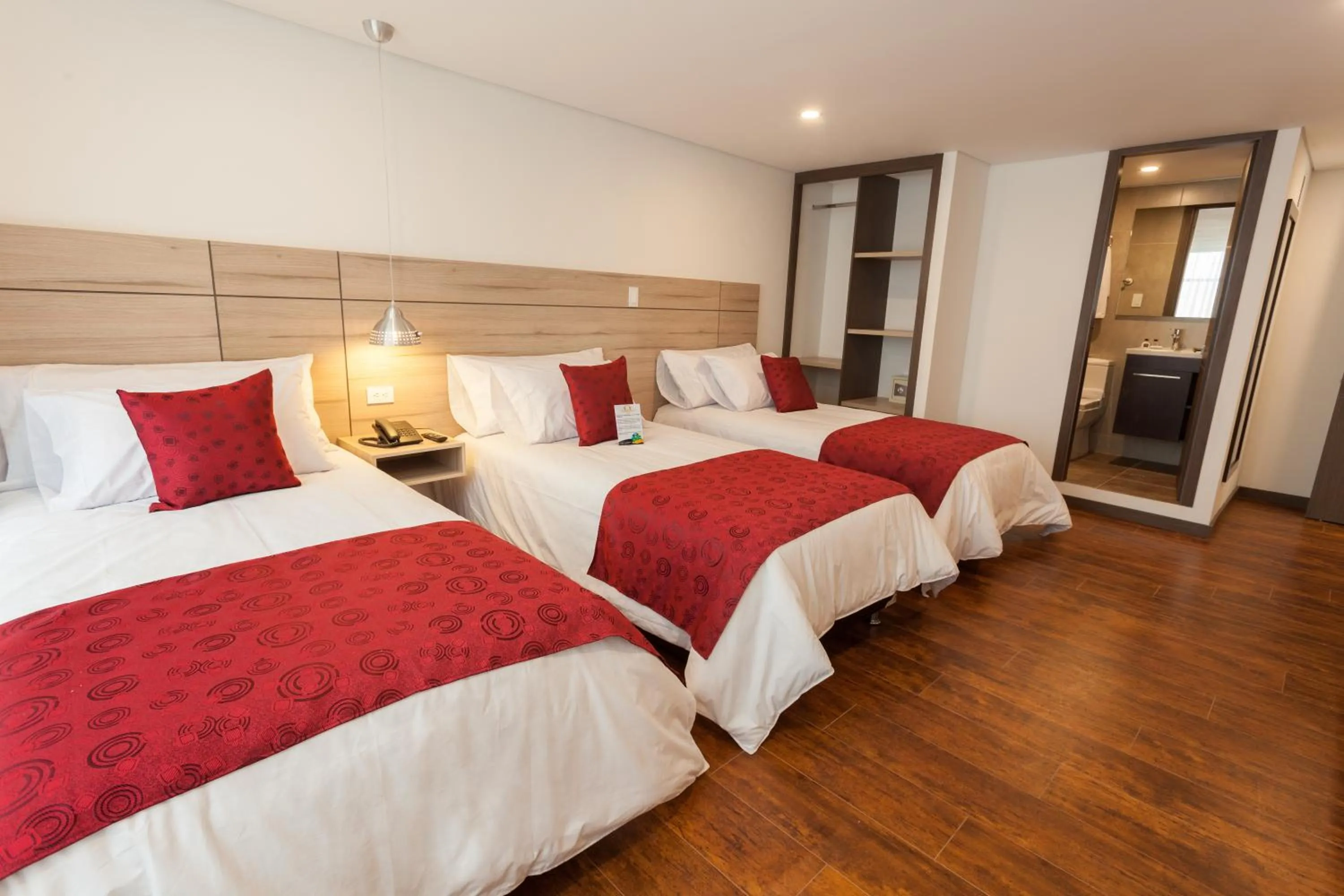 Bed in Hotel Plaza Carnaval