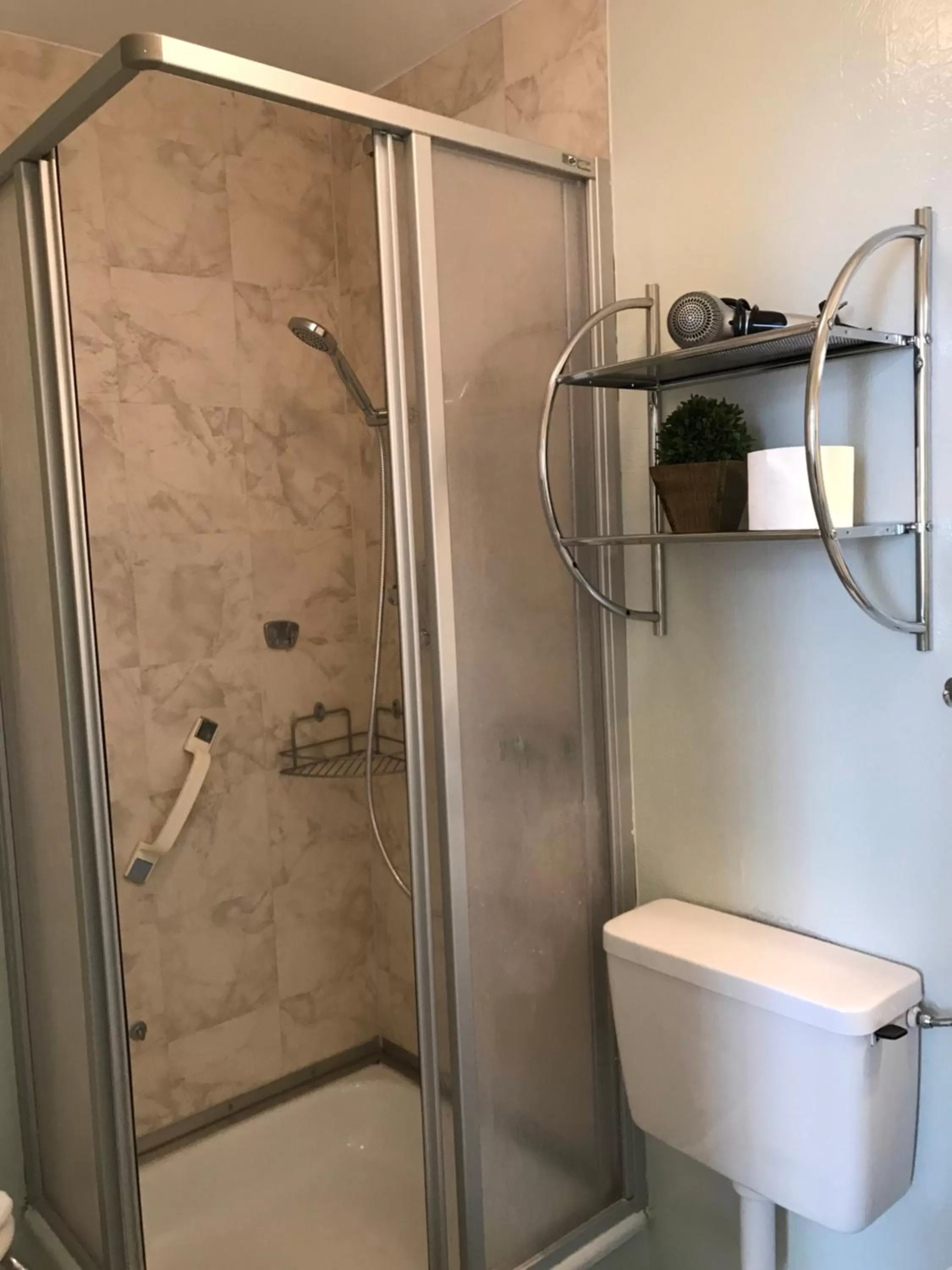 Shower, Bathroom in Hotel Krone am Park