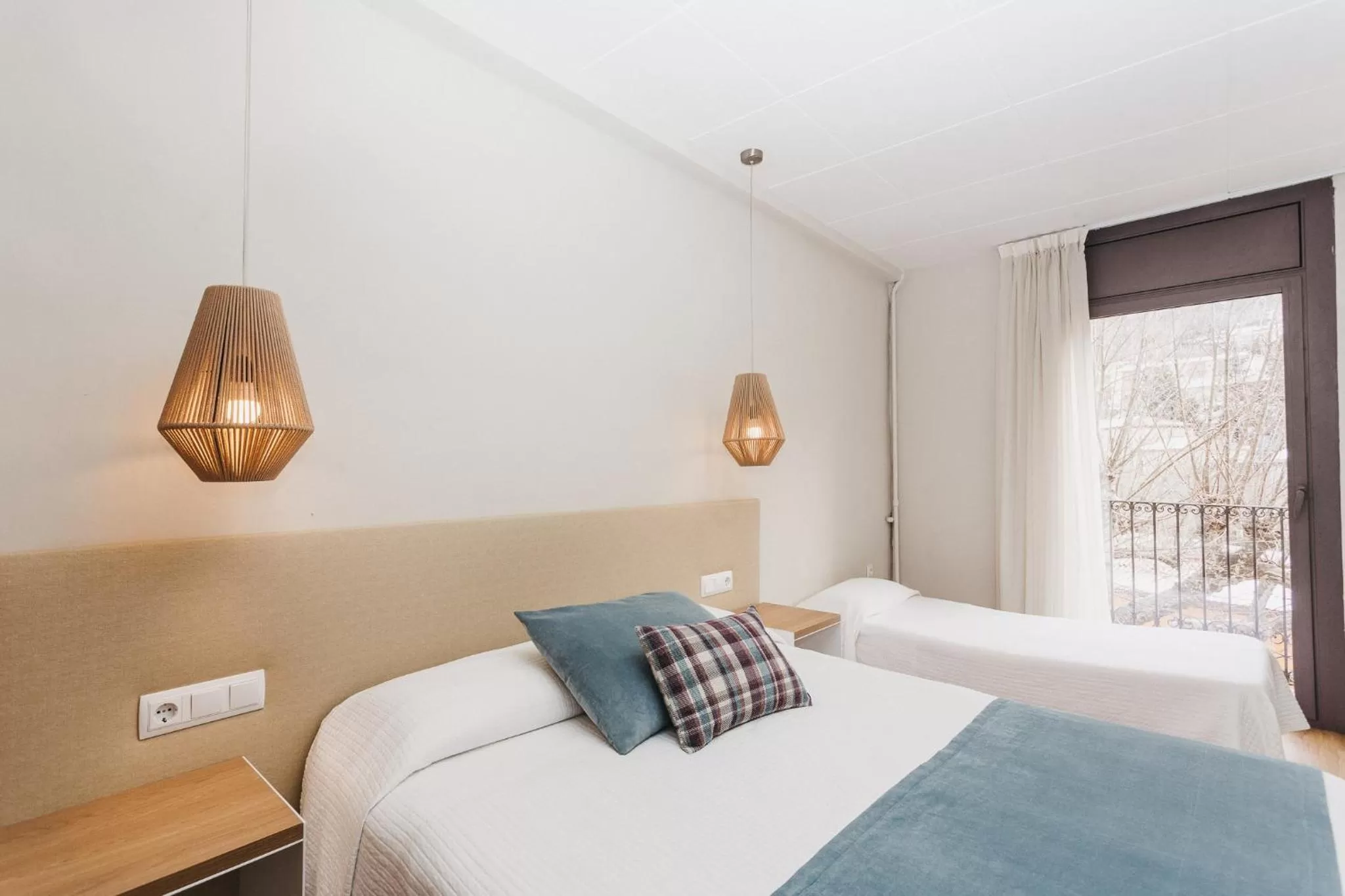 Bedroom, Bed in Hotel Catalunya Ribes de Freser