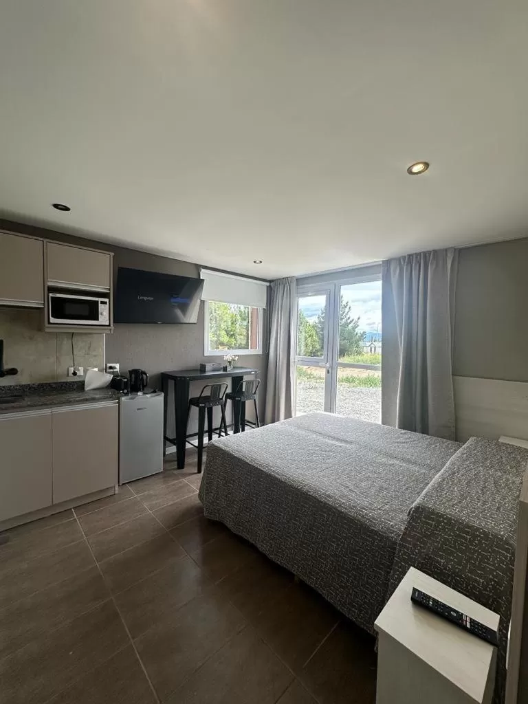 Bed in Tierra Tehuelche Hostería y Aparts