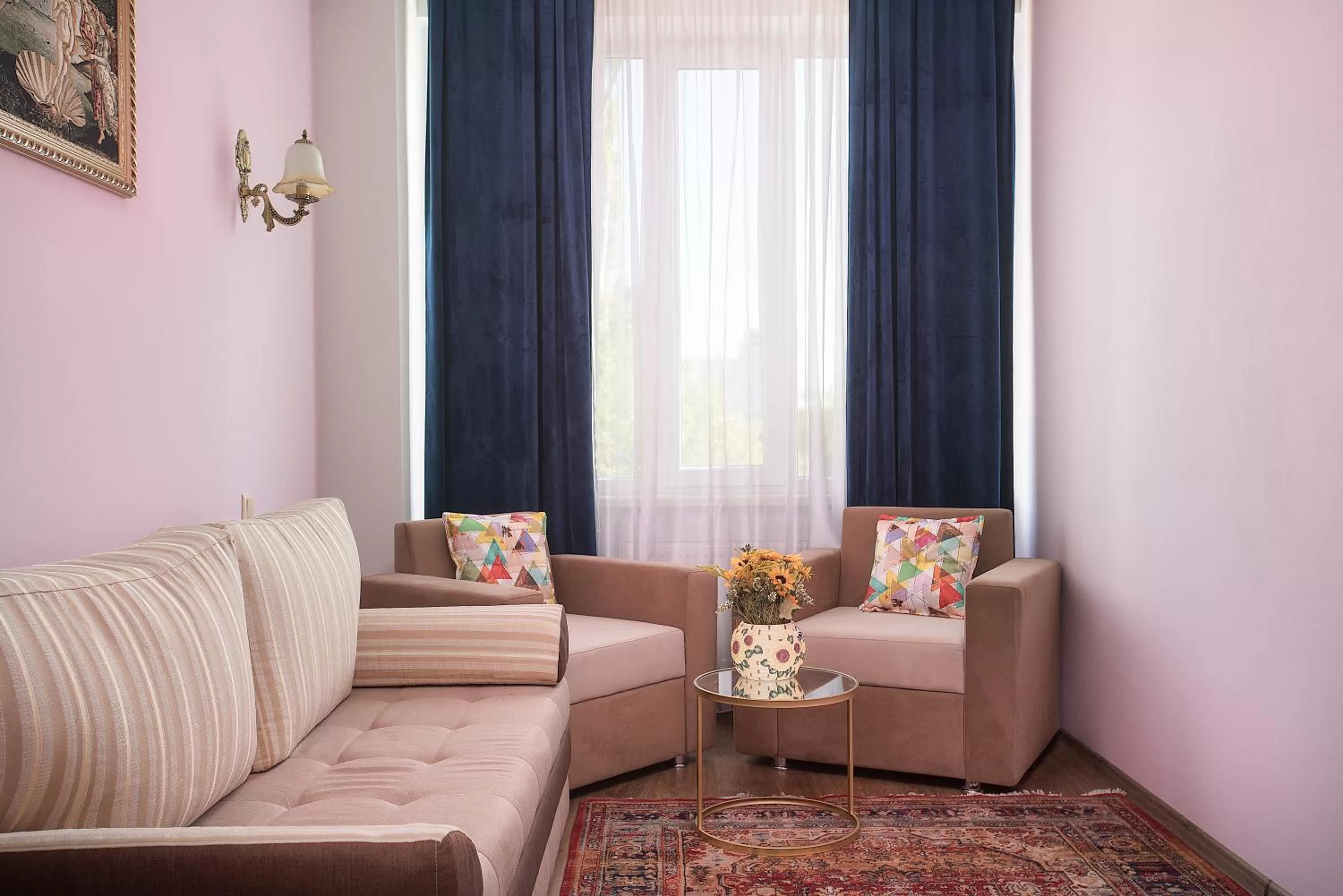 Decorative detail, Seating Area in Art Hotel