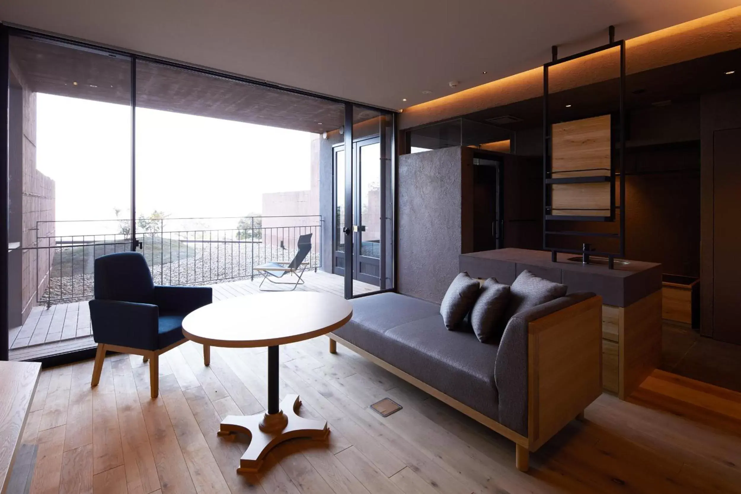 Twin/Triple Room (1-2F) with Semi Open-Air Bath (47㎡) Non-Smoking - single occupancy in SEKIYA RESORT Galleria Midobaru Twin/Triple Room (1-2F) with Semi Open-Air Bath (47㎡) Non-Smoking - single occupancy in SEKIYA RESORT Galleria Midobaru