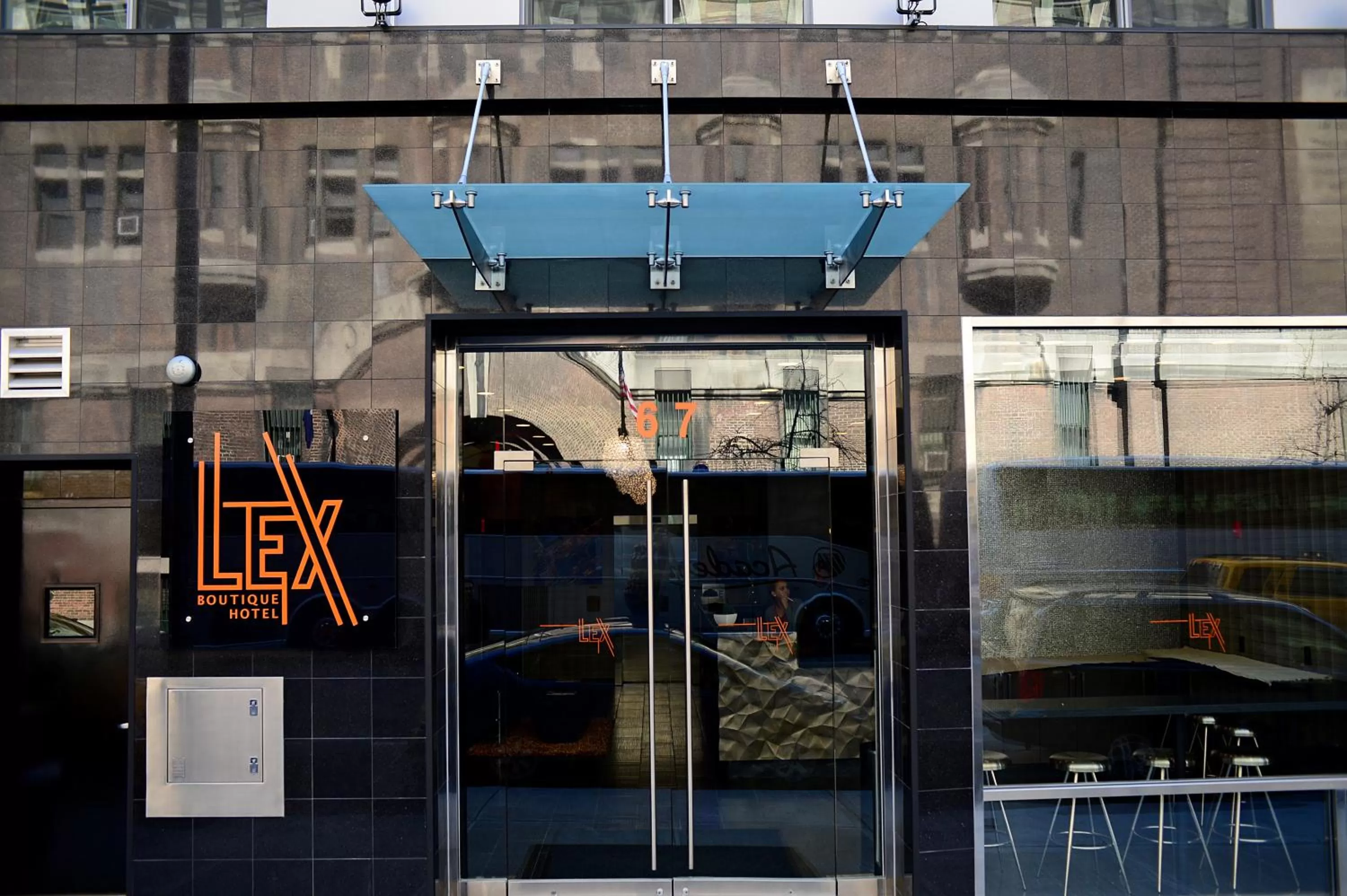 Facade/entrance in Lex Hotel NYC
