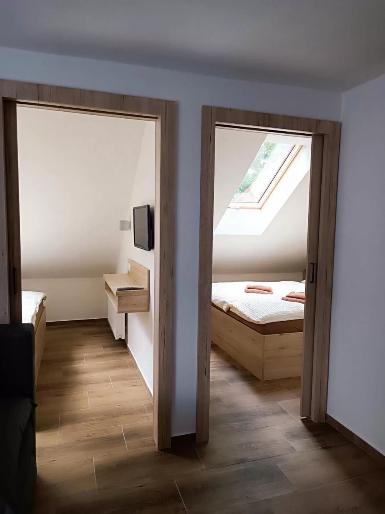 Bed in Hotel U Kociana