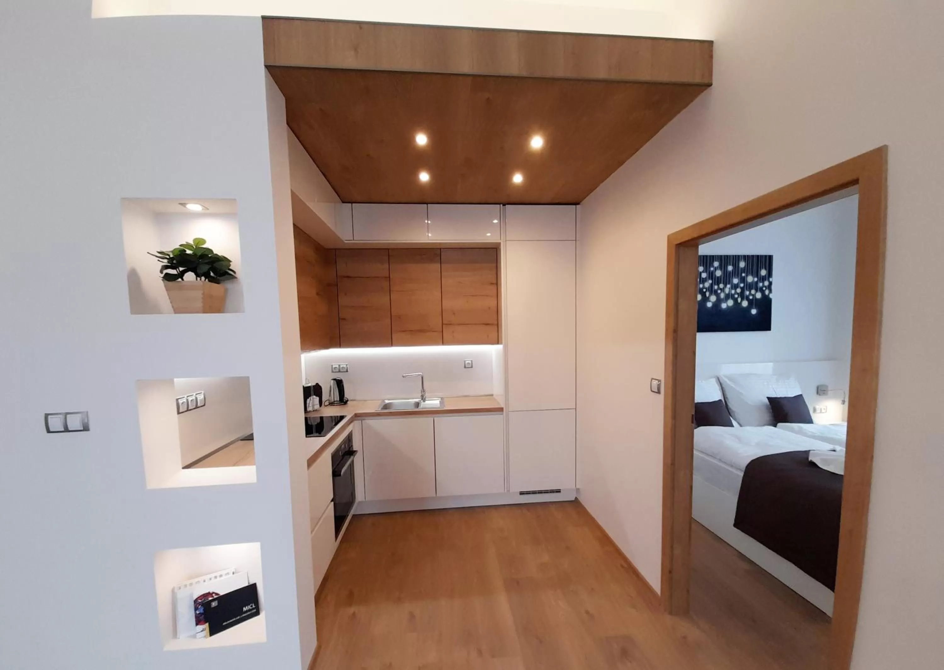 Kitchen/Kitchenette in Residence Mariánská