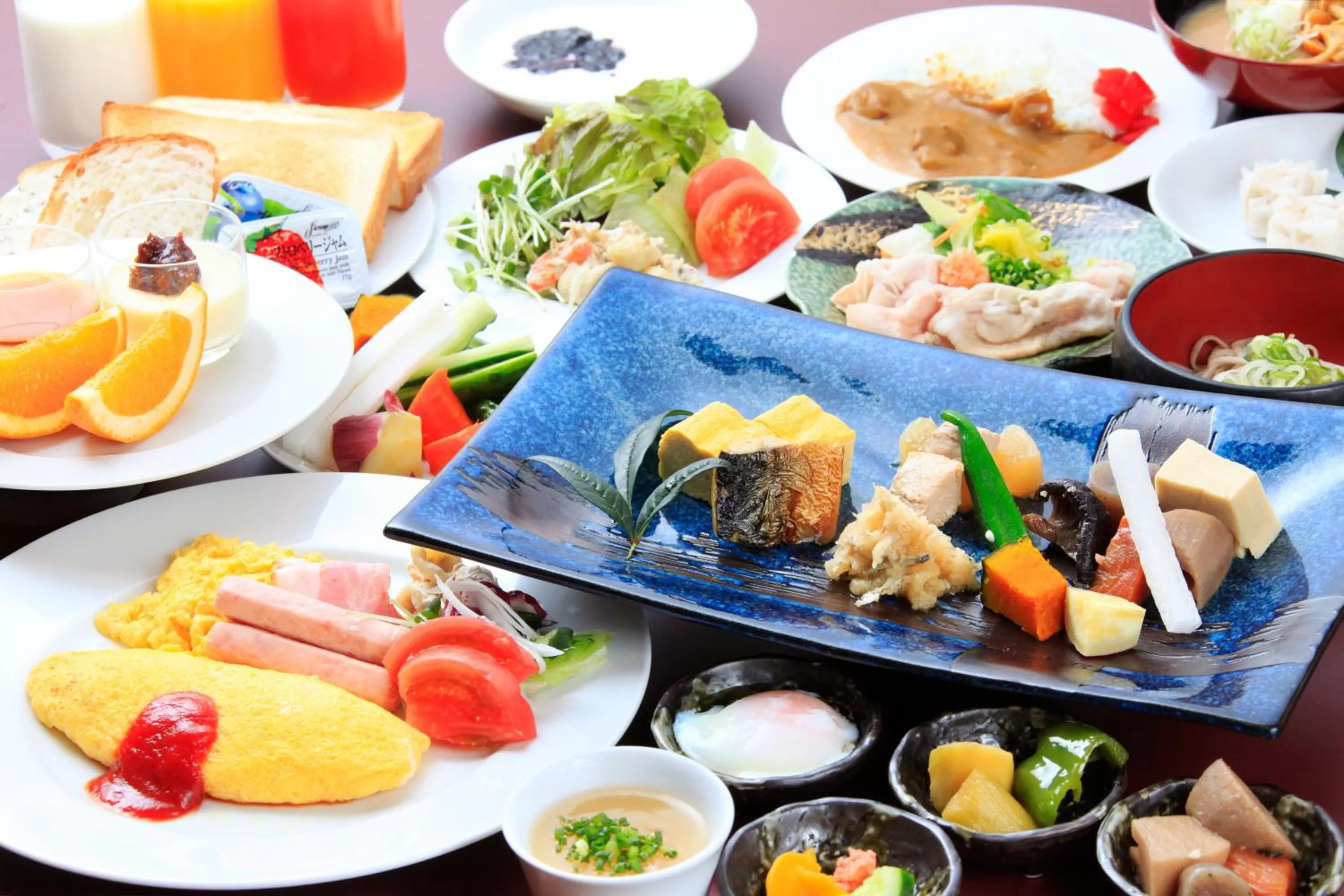 Buffet breakfast in Quintessa Hotel Ogaki